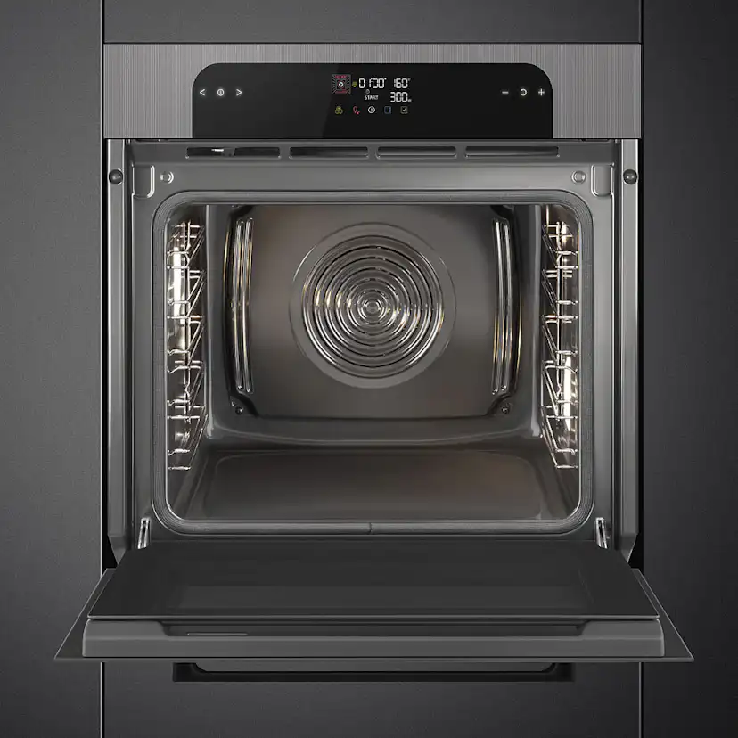 Termoventilerad Ugn Smeg SOP6202TS med Airfry-funktion Silver 60 cm
