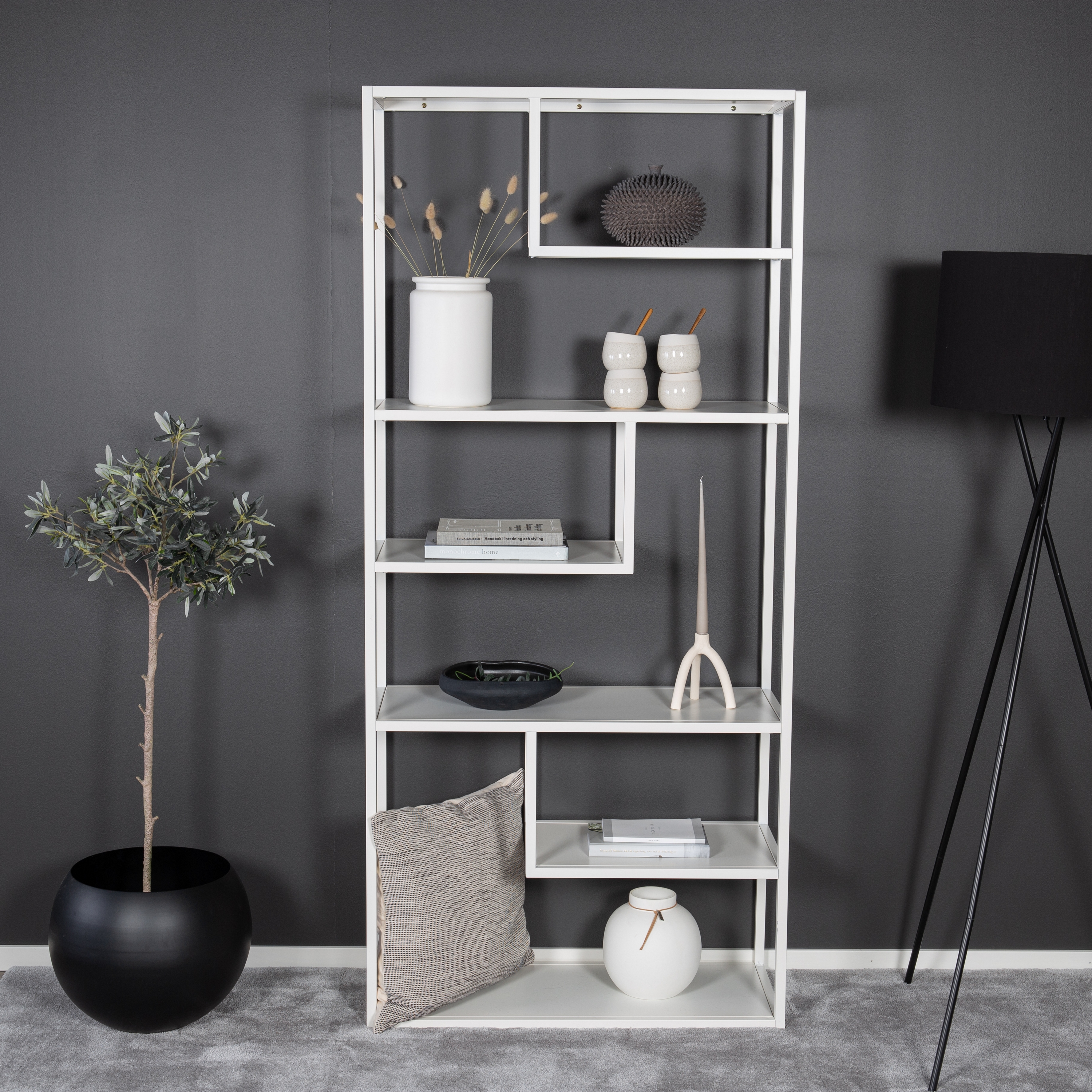 Bokhylla Venture Home Staal