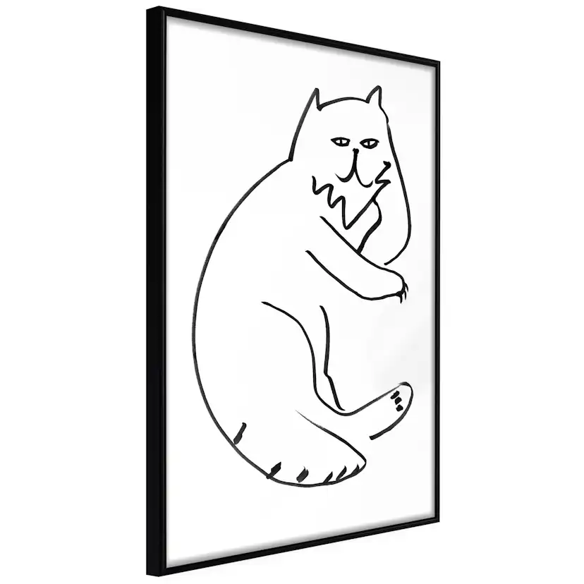 Poster Artgeist Affisch Cat Relaxing