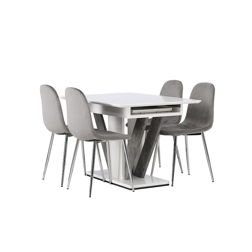 Matgrupp Venture Home Disa med 4 Eva Stolar