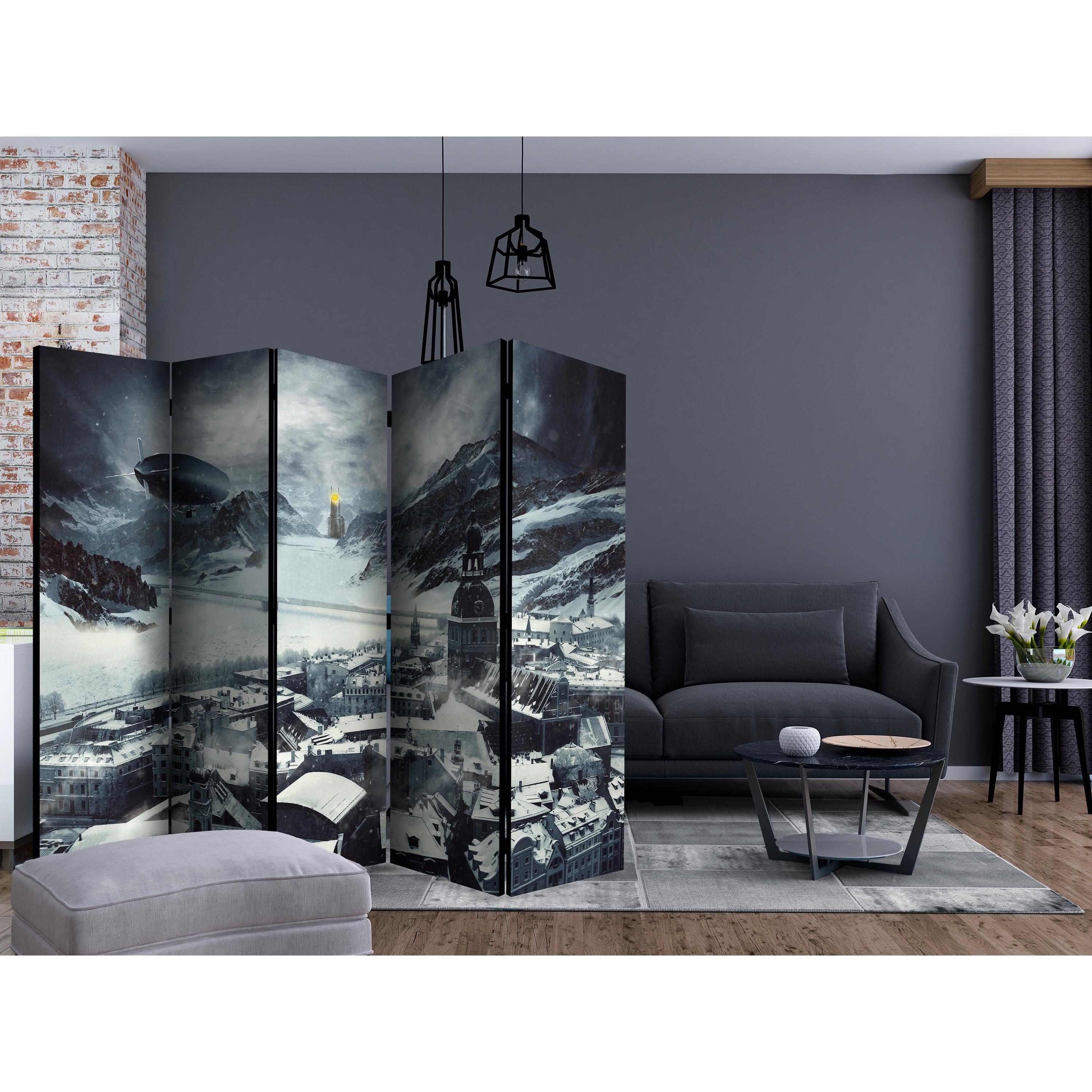 Rumsavdelare Skärmvägg Arkiio Winter in Riga II 225x172 cm
