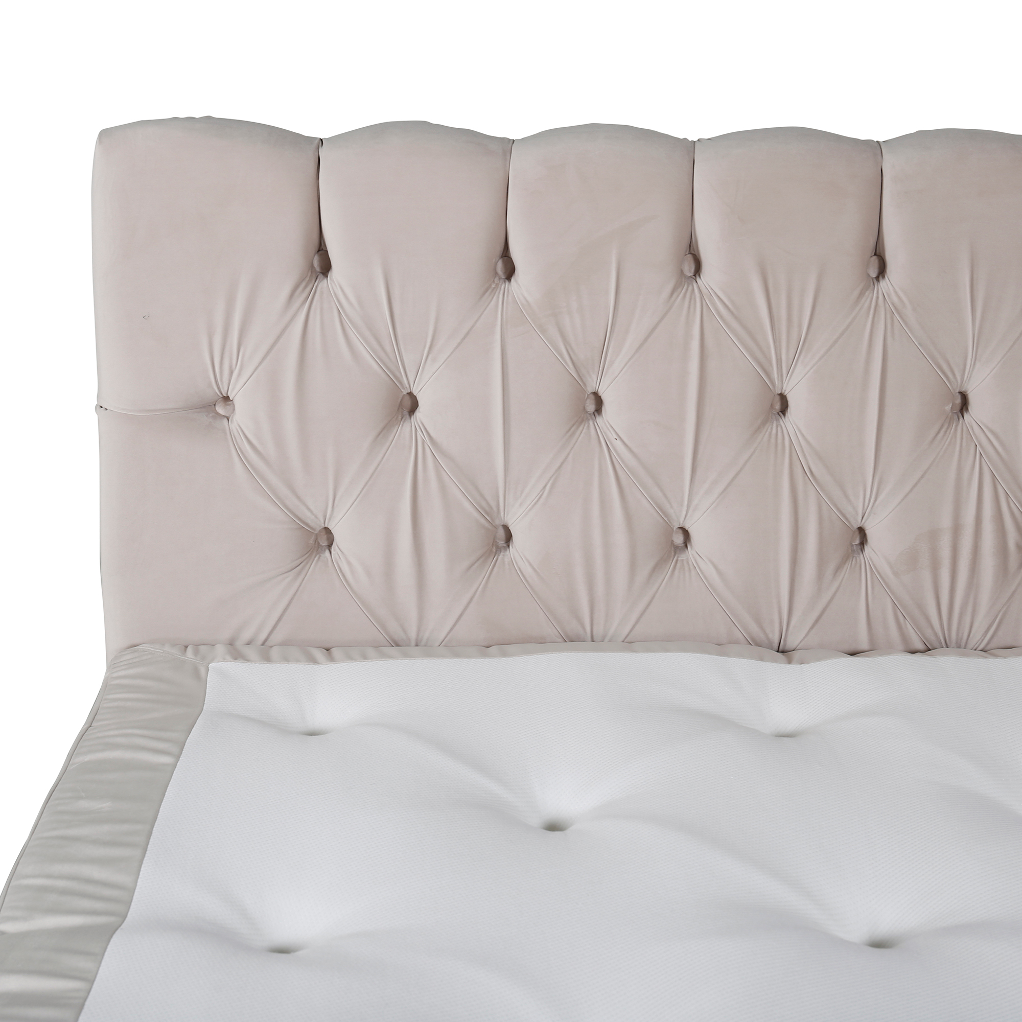 Kontinentalsäng Venture Home Frösslunda Sammet med Sänggavel Sandvik