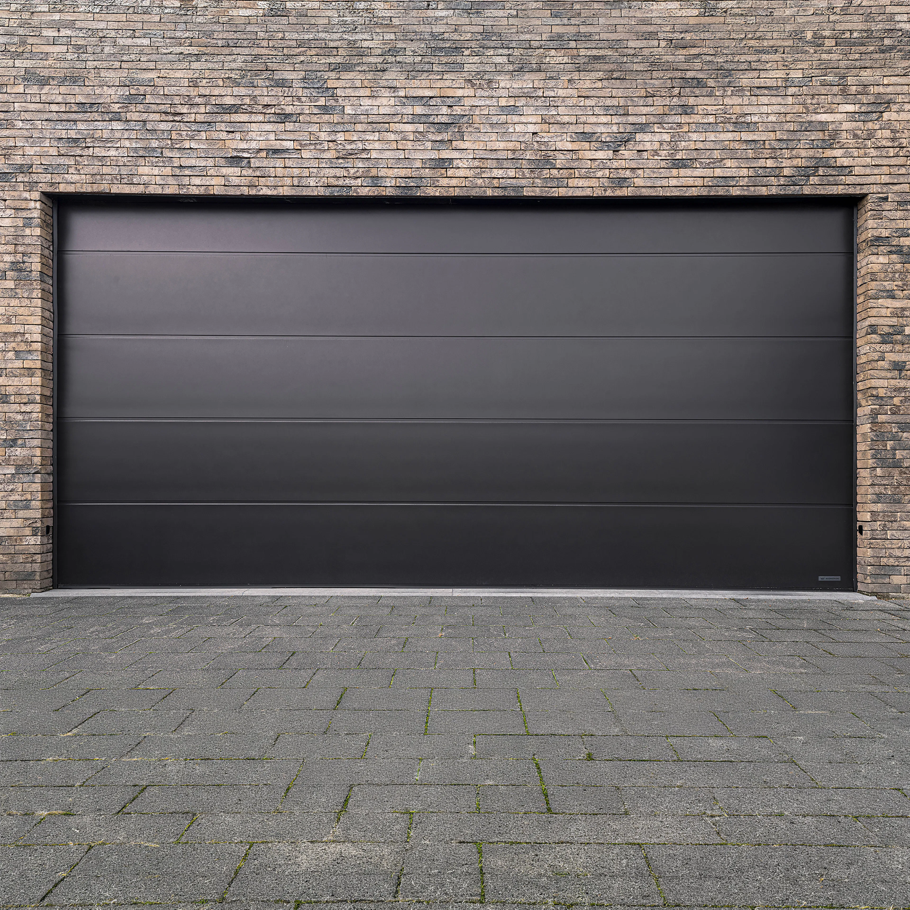 Garageport Nordic Home 300 x 212 cm Svart
