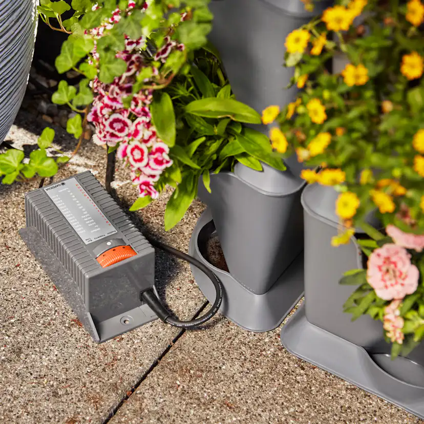 Bevattningsset Gardena Nature Up! Transformator och Pump