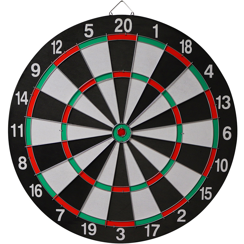 Darttavla Home it Dubbelsidig med 6 Dartpilar