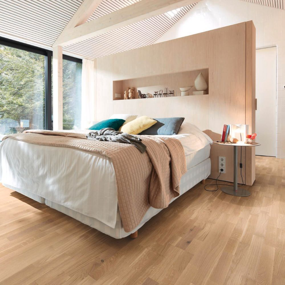 Parkettgolv MeisterParquet. longlife PC 200 Cream oak lively 09037