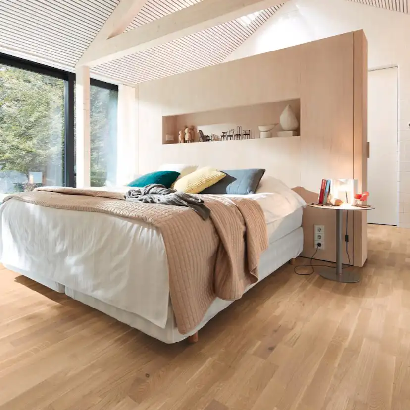Parkettgolv MeisterParquet. longlife PC 200 Cream oak lively 09037