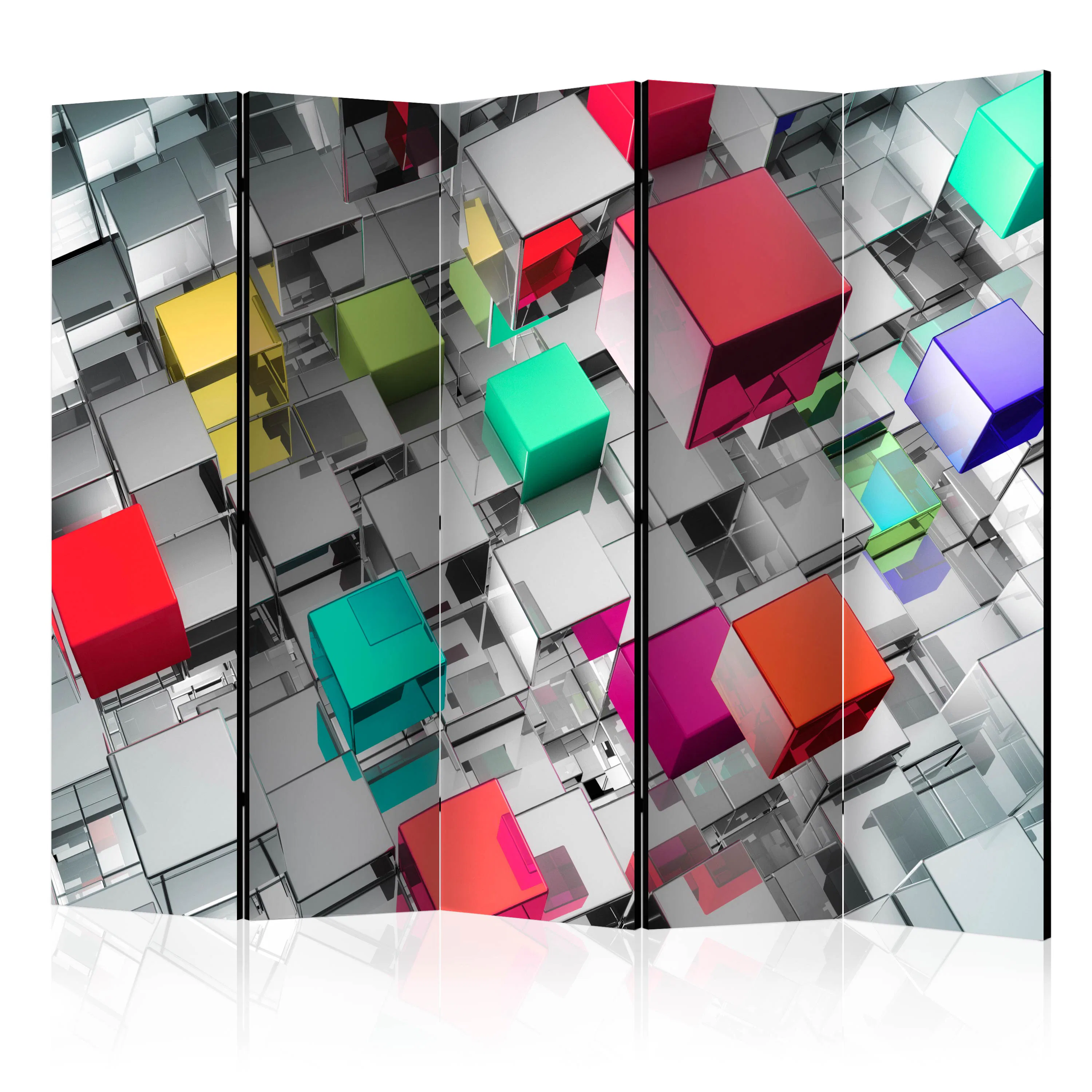 Rumsavdelare Skärmvägg Arkiio Colours of Metal II 225x172 cm