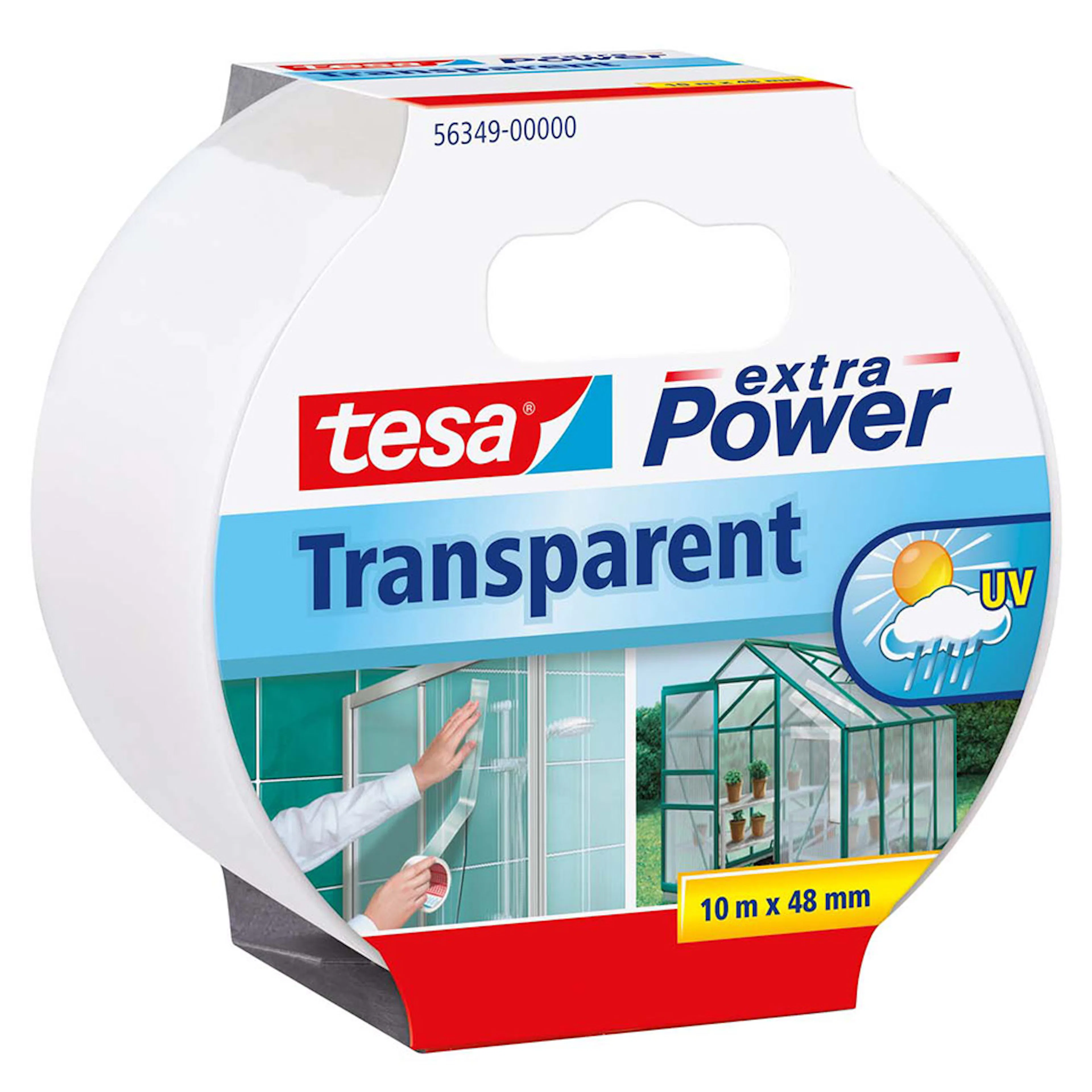 Reparationstejp Tesa 48 mm 10 m Transparent