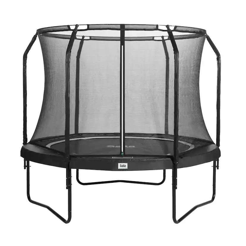 Studsmatta Salta Premium Black Edition Ø251 cm Inkl Säkerhetsnät