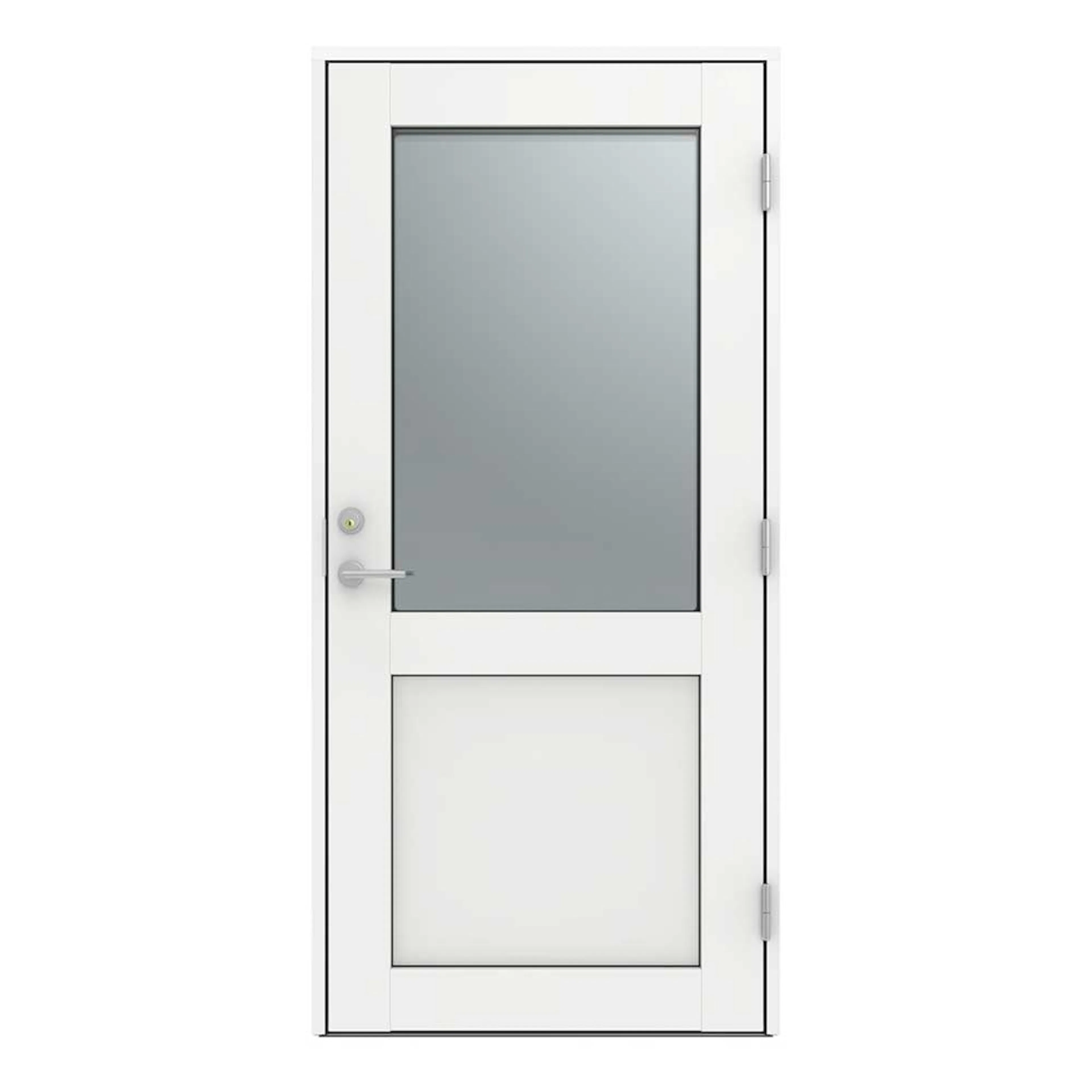 Altandörr 13 Klarglas Aluminum 9x20 Höger BxH: 90x200 cm, Höger, 130 Öppningsbart Fönster
