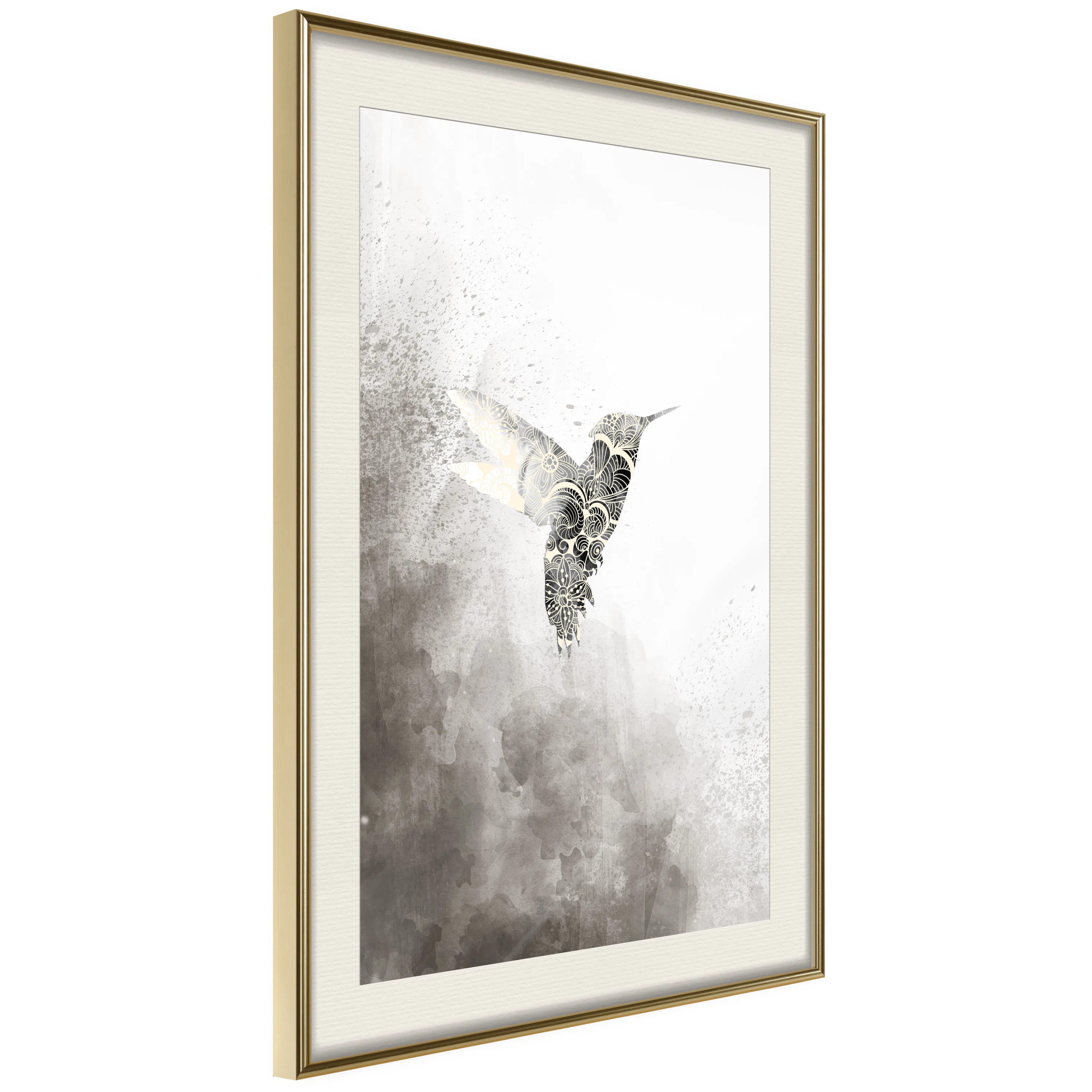 Poster Artgeist Affisch Ethnic Hummingbird
