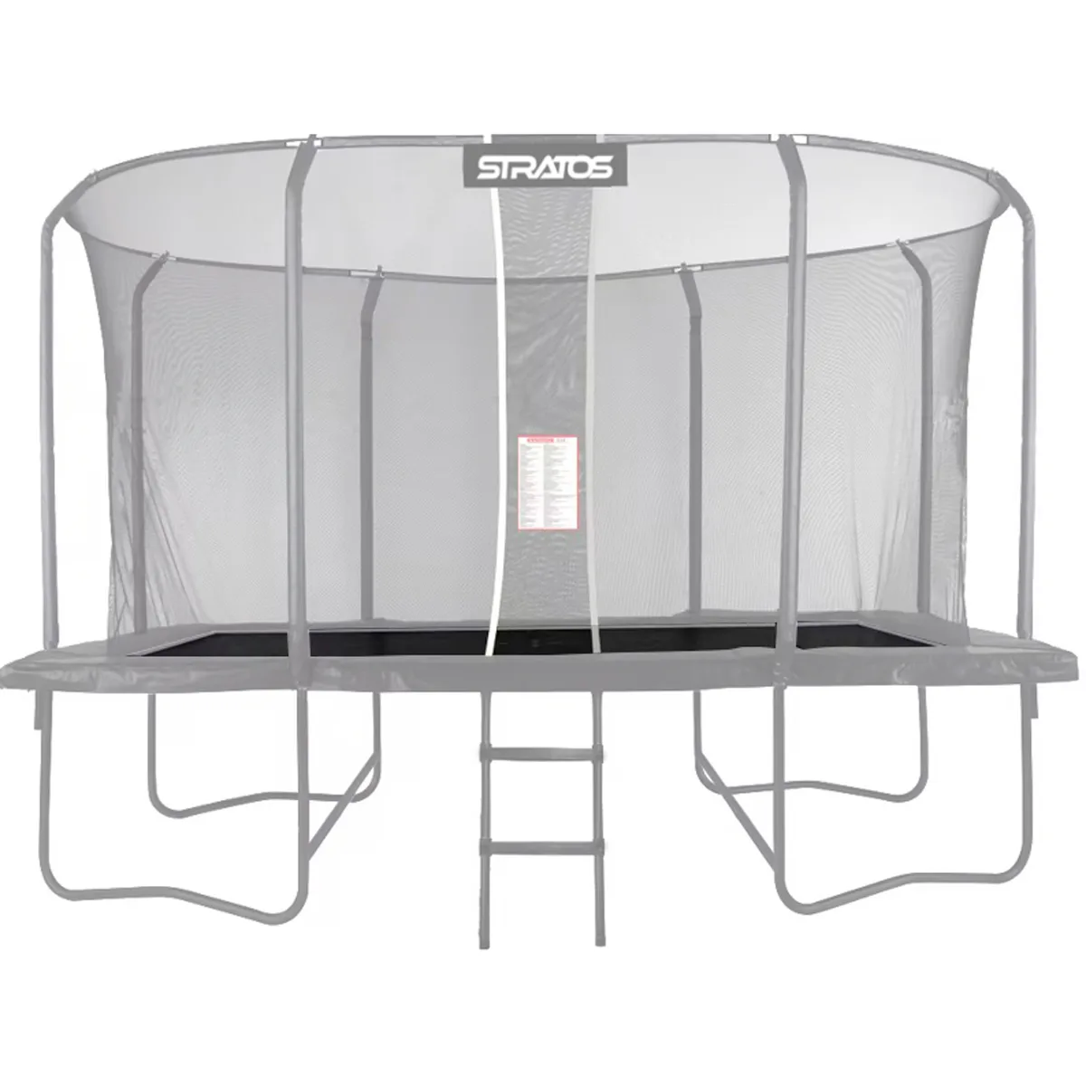 Matta Stratos till Rektangulär Studsmatta 277x477 cm Premium Black Line