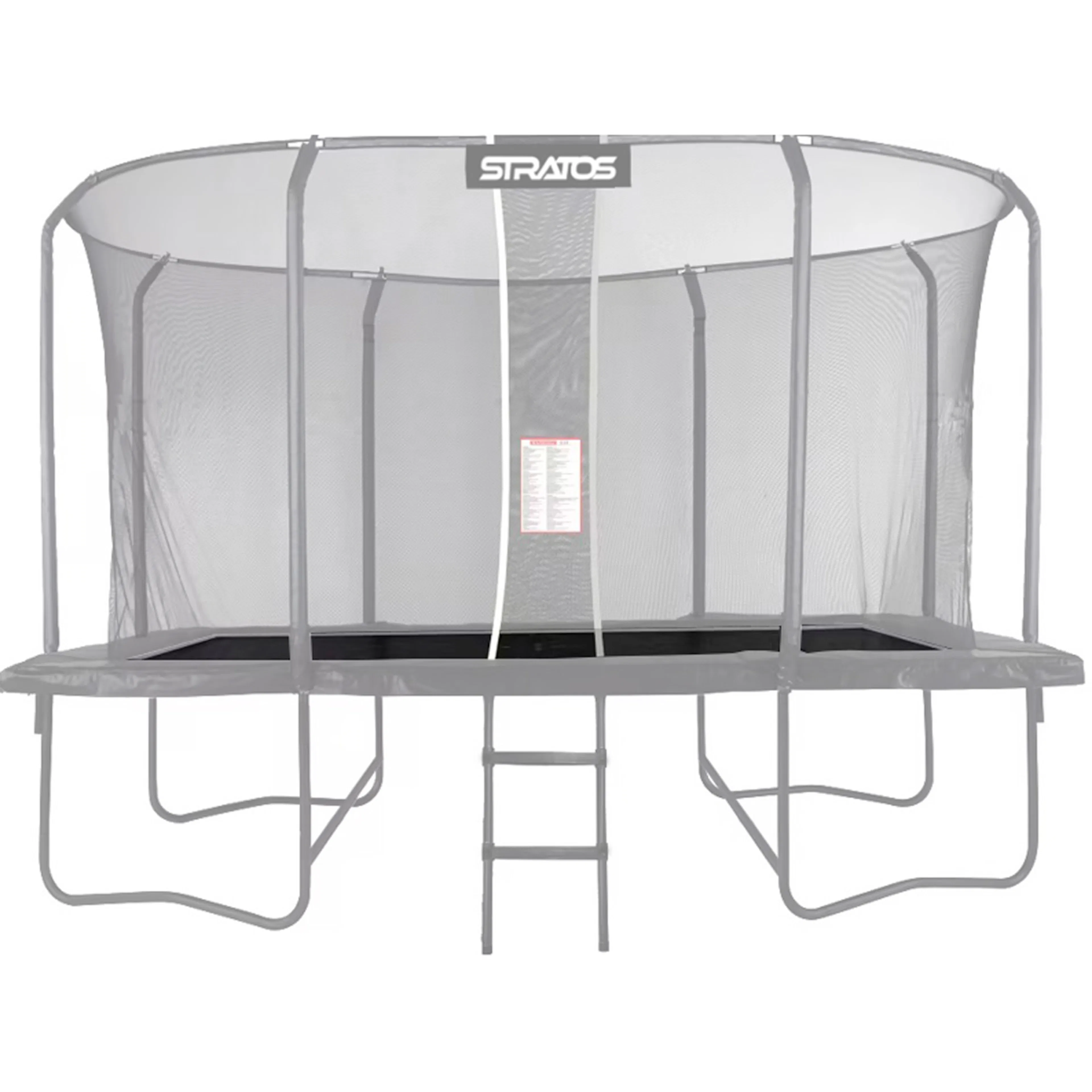 Matta Stratos till Rektangulär Studsmatta 277x477 cm Premium Black Line