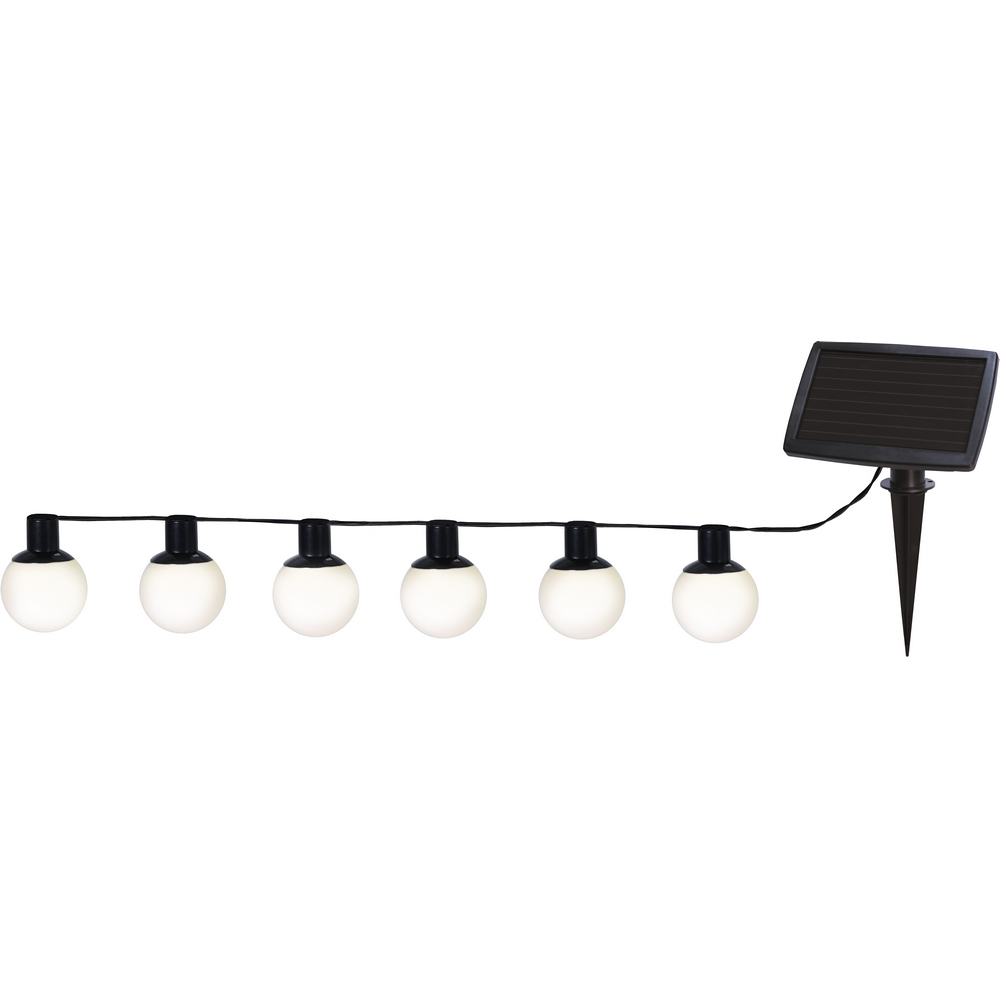 Solcellsslinga Star Trading Globus LED Ljusslinga med Sensor