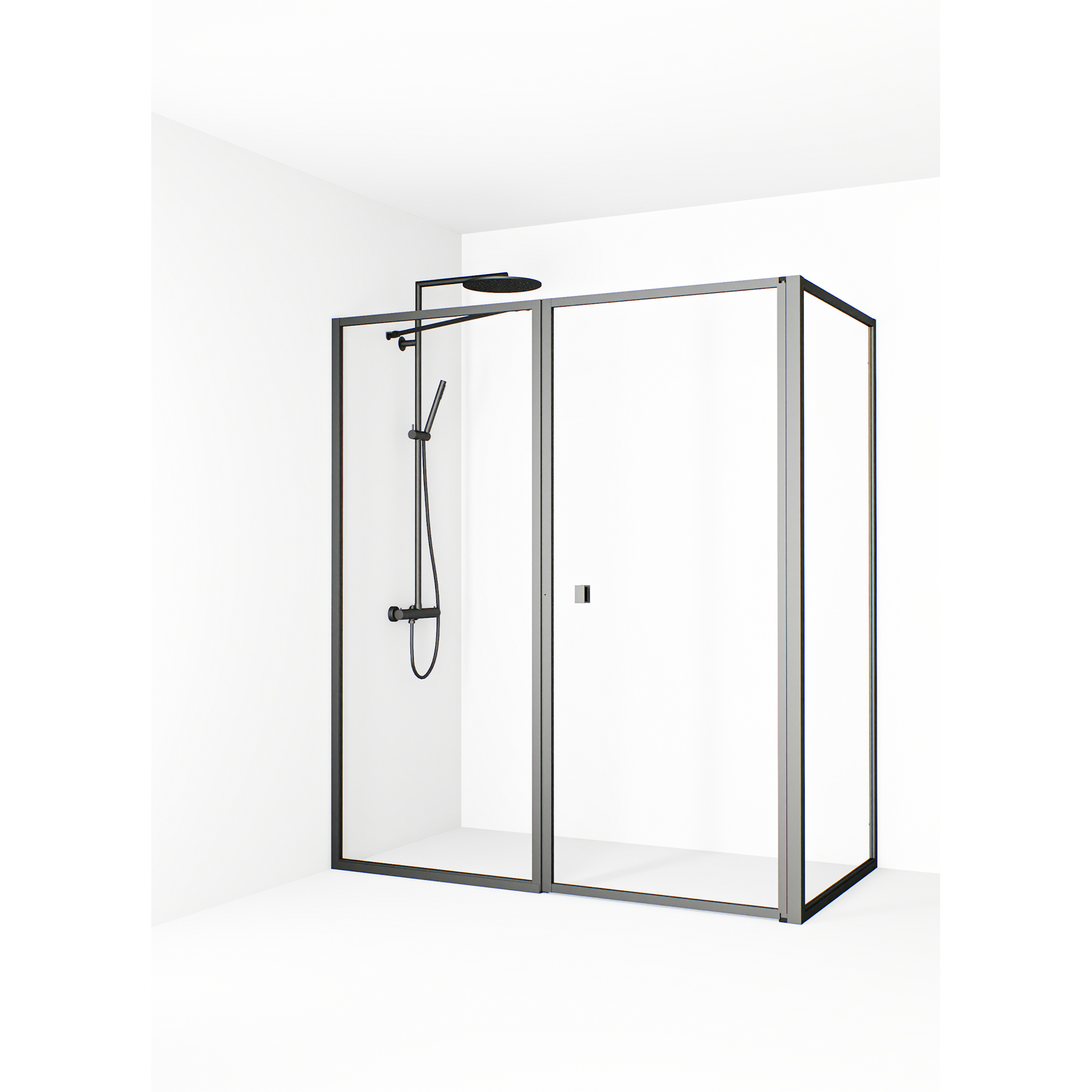 Empire L Utan Spröjs Gun metal 86x75x78(1545-1575) Storlek: 860x750x780 mm