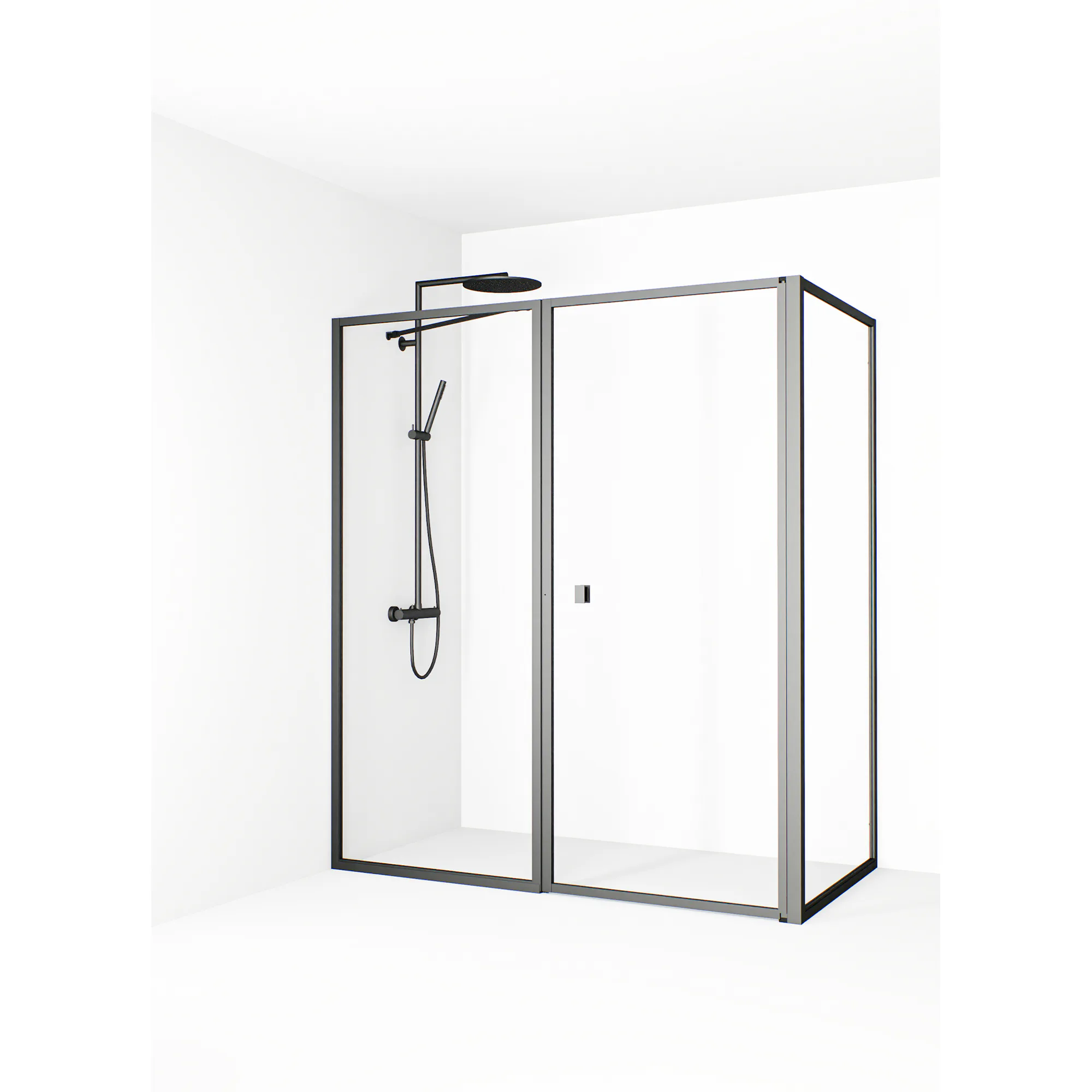 Empire L Utan Spröjs Gun metal 96x75x78(1545-1575) Storlek: 960x750x780 mm