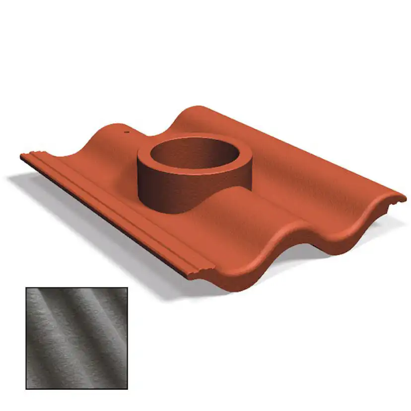 Betongdel avl/genom obe grafit Grafit