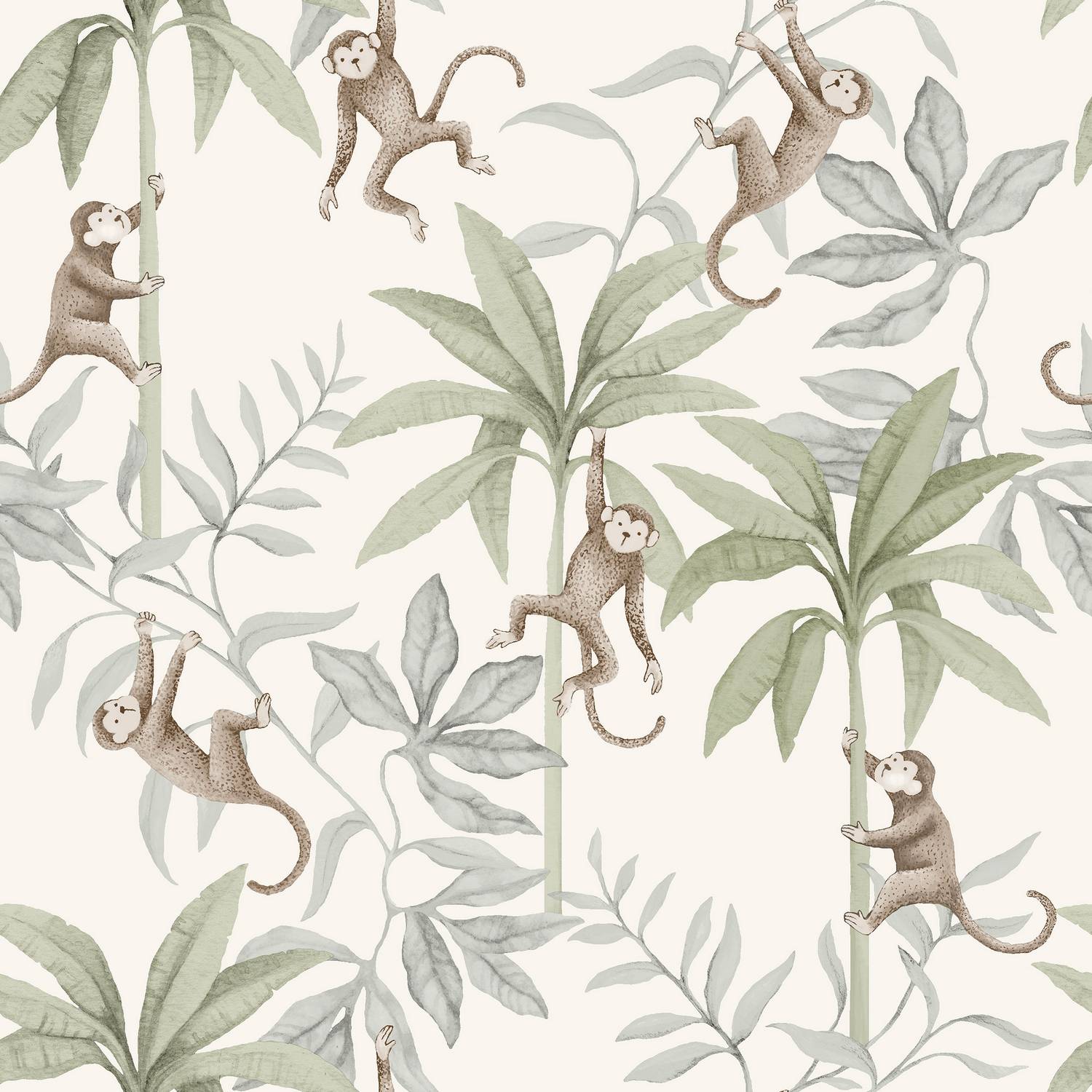 Tapet Boråstapeter Jungle Friends 6936