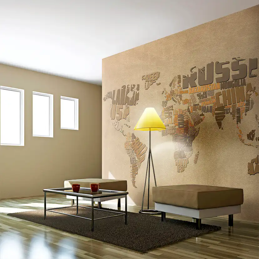 Fototapet Arkiio Explorers Map of the World