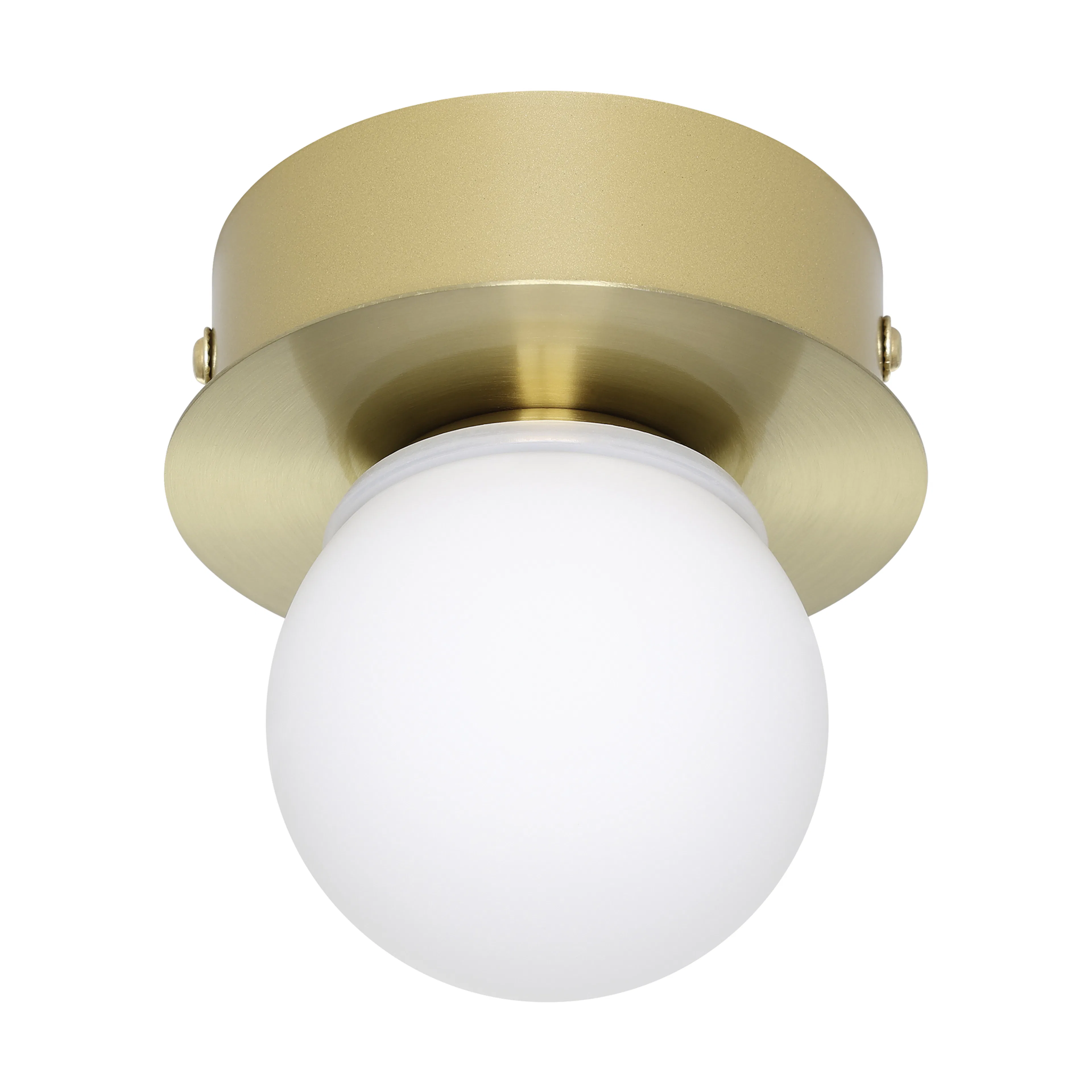 LED-WL/DL/1 MS-GEB/WEISS 'MOSIANO' Borstade mässing Borstade mässing