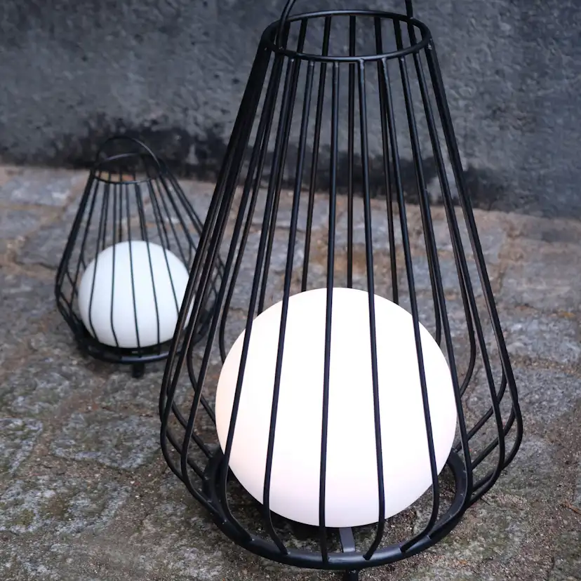 Solcellslampa Dyberg Larsen Evesham LED-Lykta Stor