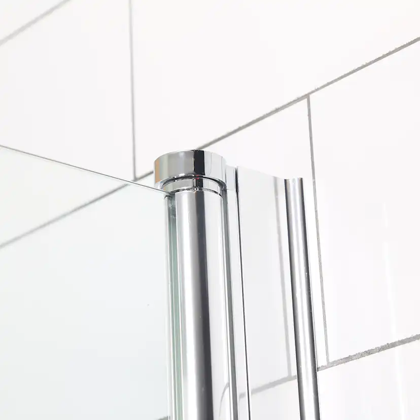Duschdörr Bathlife Mångsidig Rak Dörr Delvis Frostat Glas