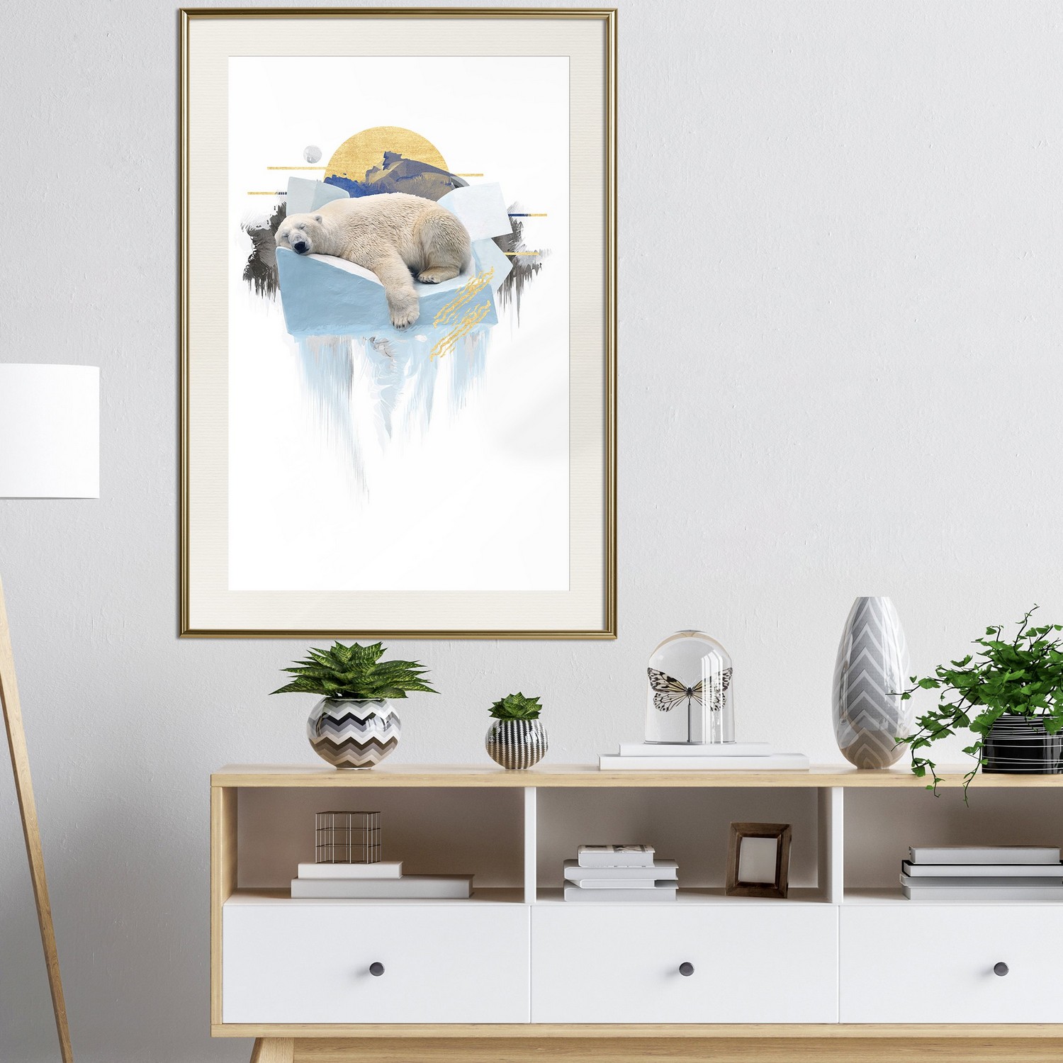 Poster Artgeist Affisch Polar Bear