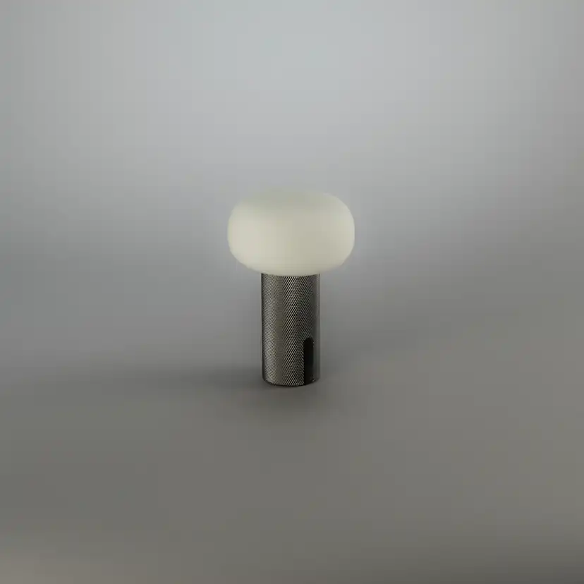 Portabel Lampa Gnosjö Konstsmide Antibes Mini Bordslampa USBxMatt Silver