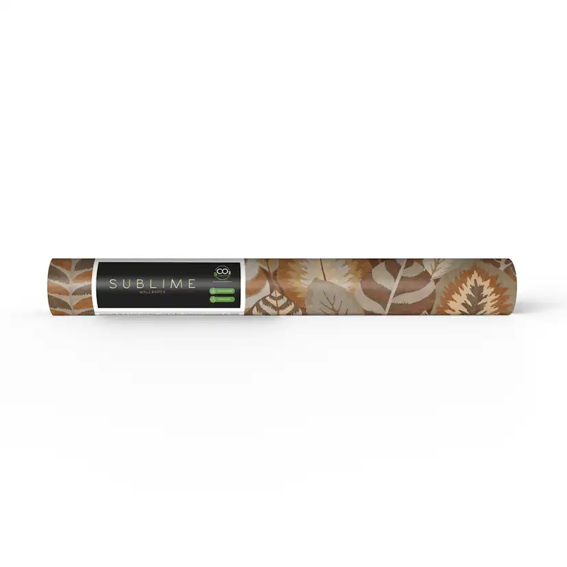 Tapet Sublime Arty Leaves Brun 121127
