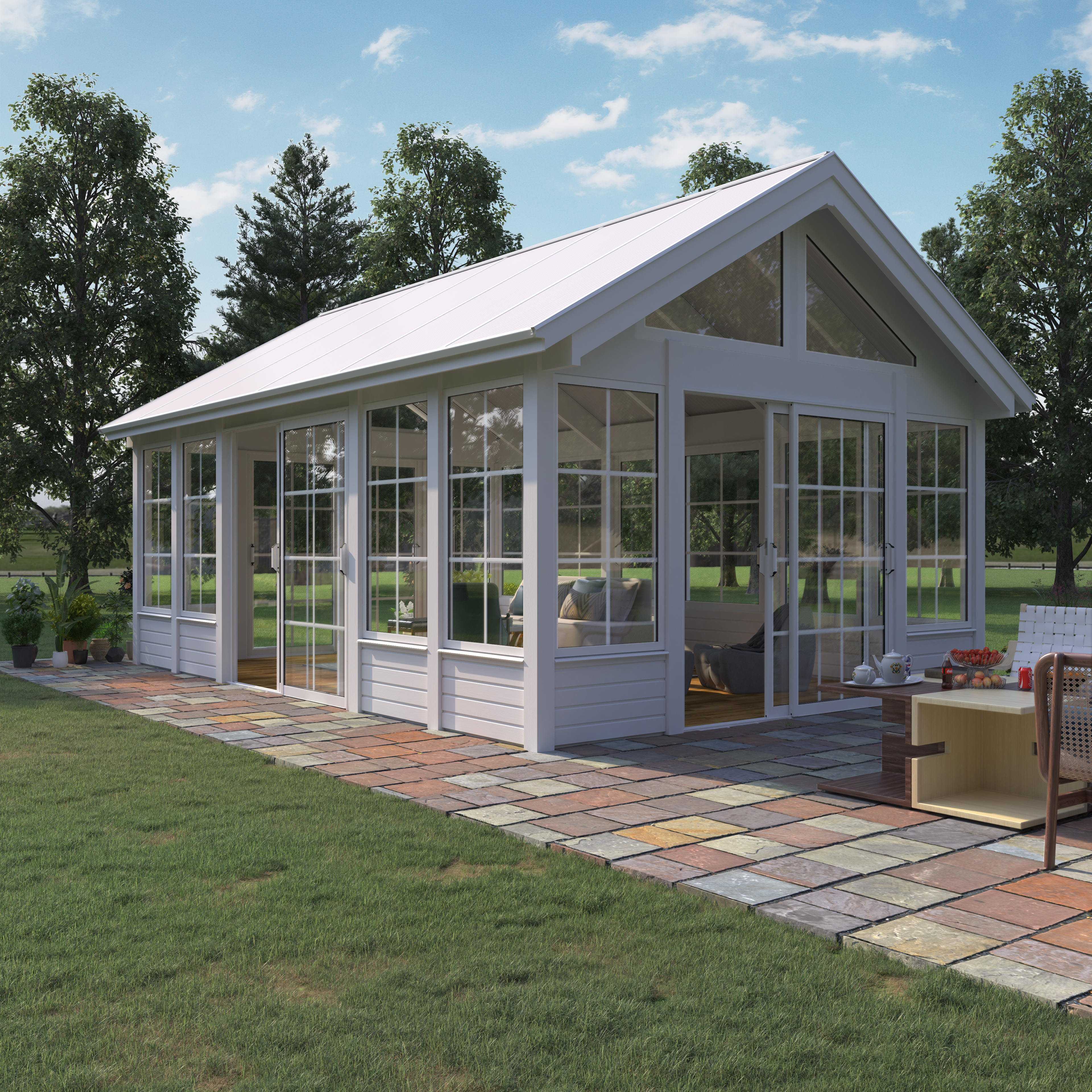 Växthus/Orangeri Landskap Grönska Vinter 25 kvm