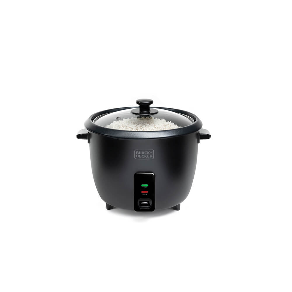 Riskokare Black+Decker 1,8 L Svart Inkl Tillbehör för Ångkokning