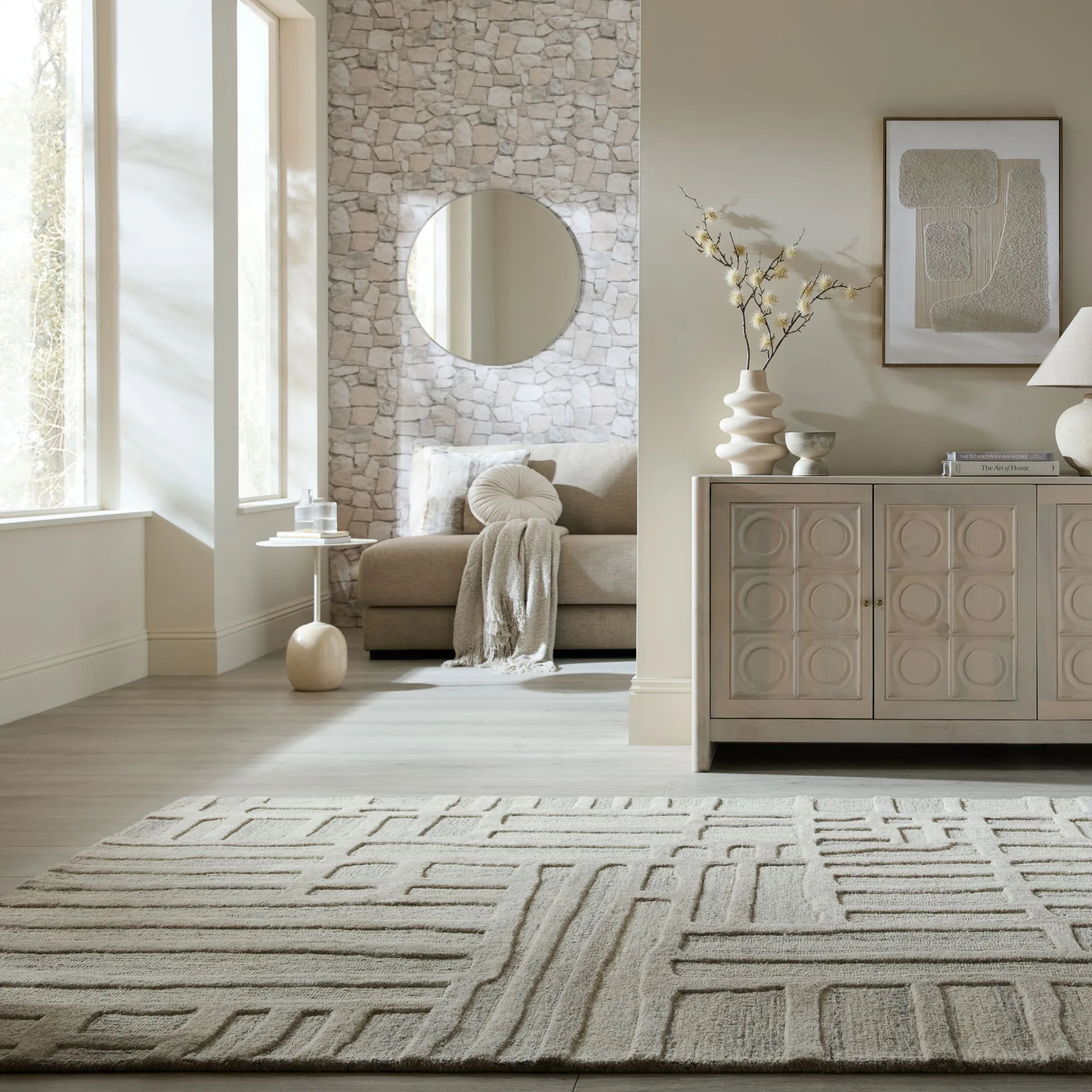 ELVA WOOL NATURAL 200X300 200X300