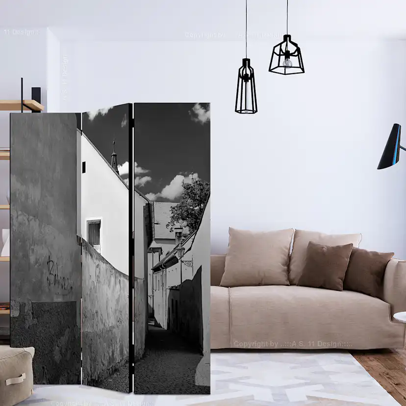 Rumsavdelare Skärmvägg Arkiio Narrow Street 135x172 cm