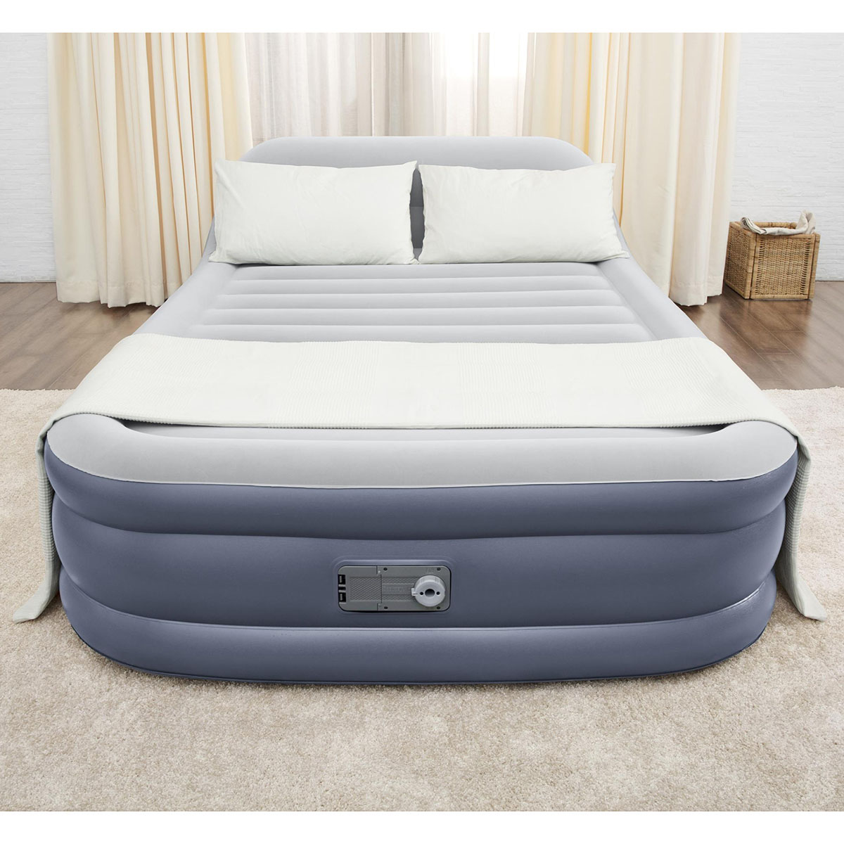 Uppblåsbar Madrass Bestway Tritech Airbed Queen Med Gavel