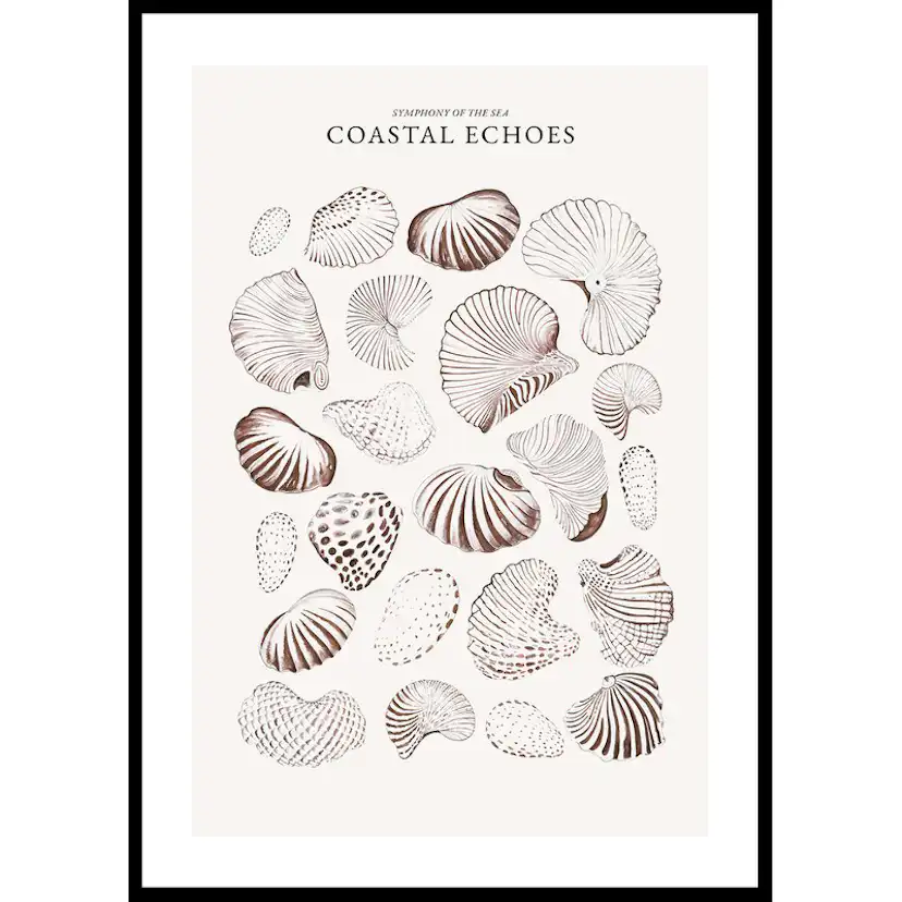 Poster Gallerix Coastal Echoes