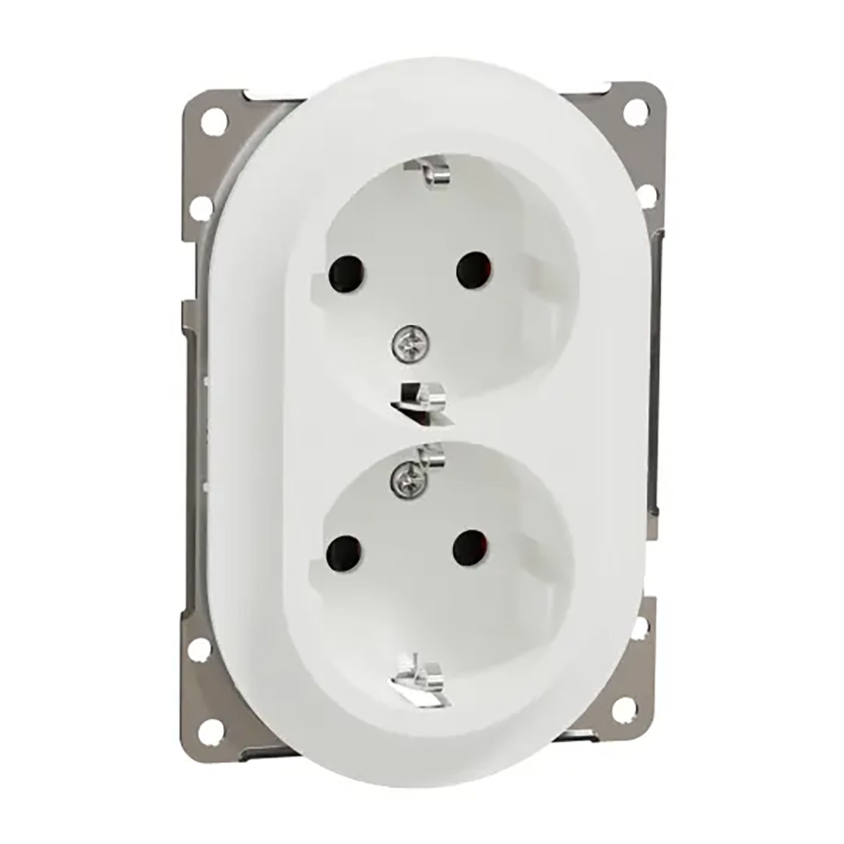 Vägguttag Elko One 2-vägs Jordad Infälld Snabbanslutning