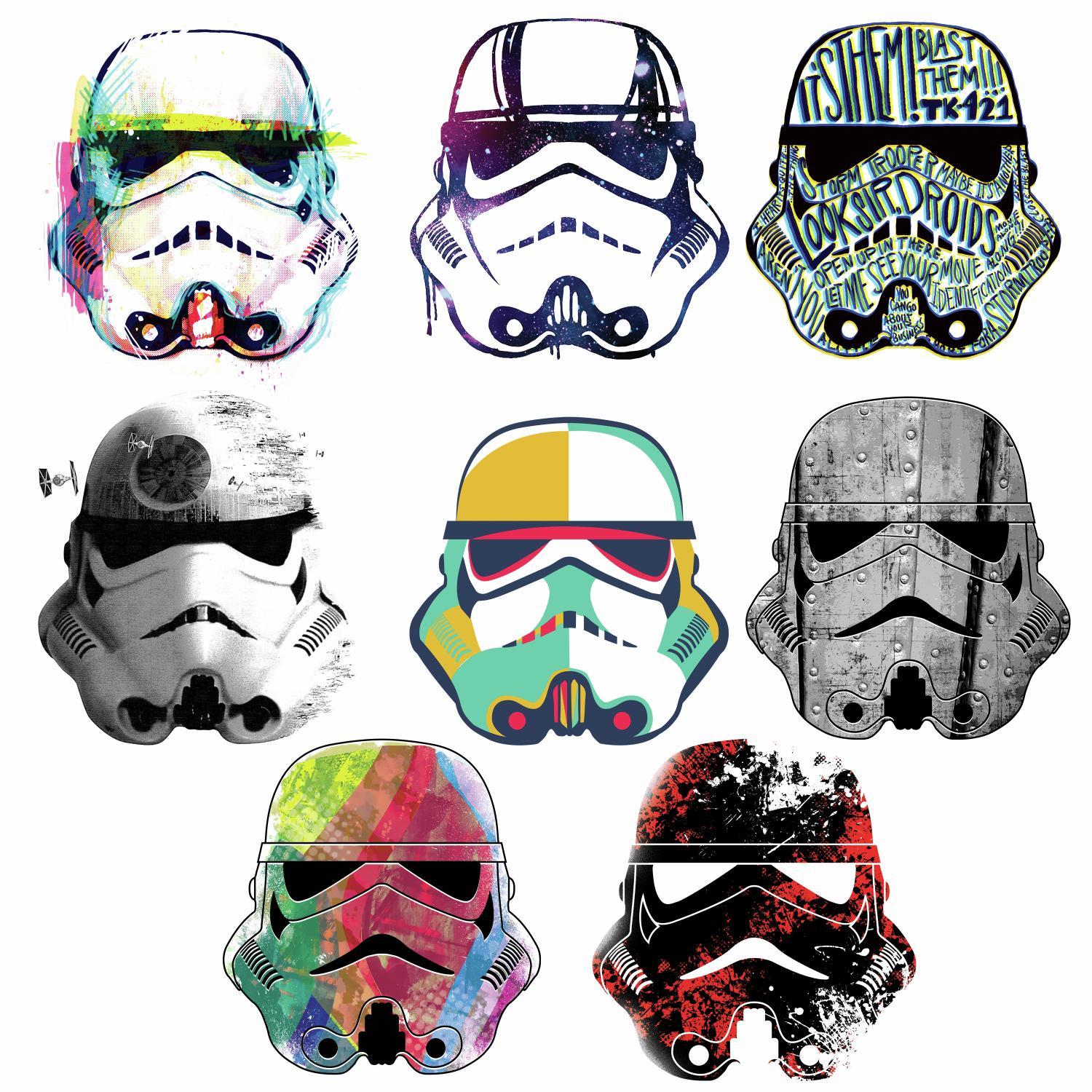 Väggdekor RoomMates Kids Star Wars Storm Trooper Stickers