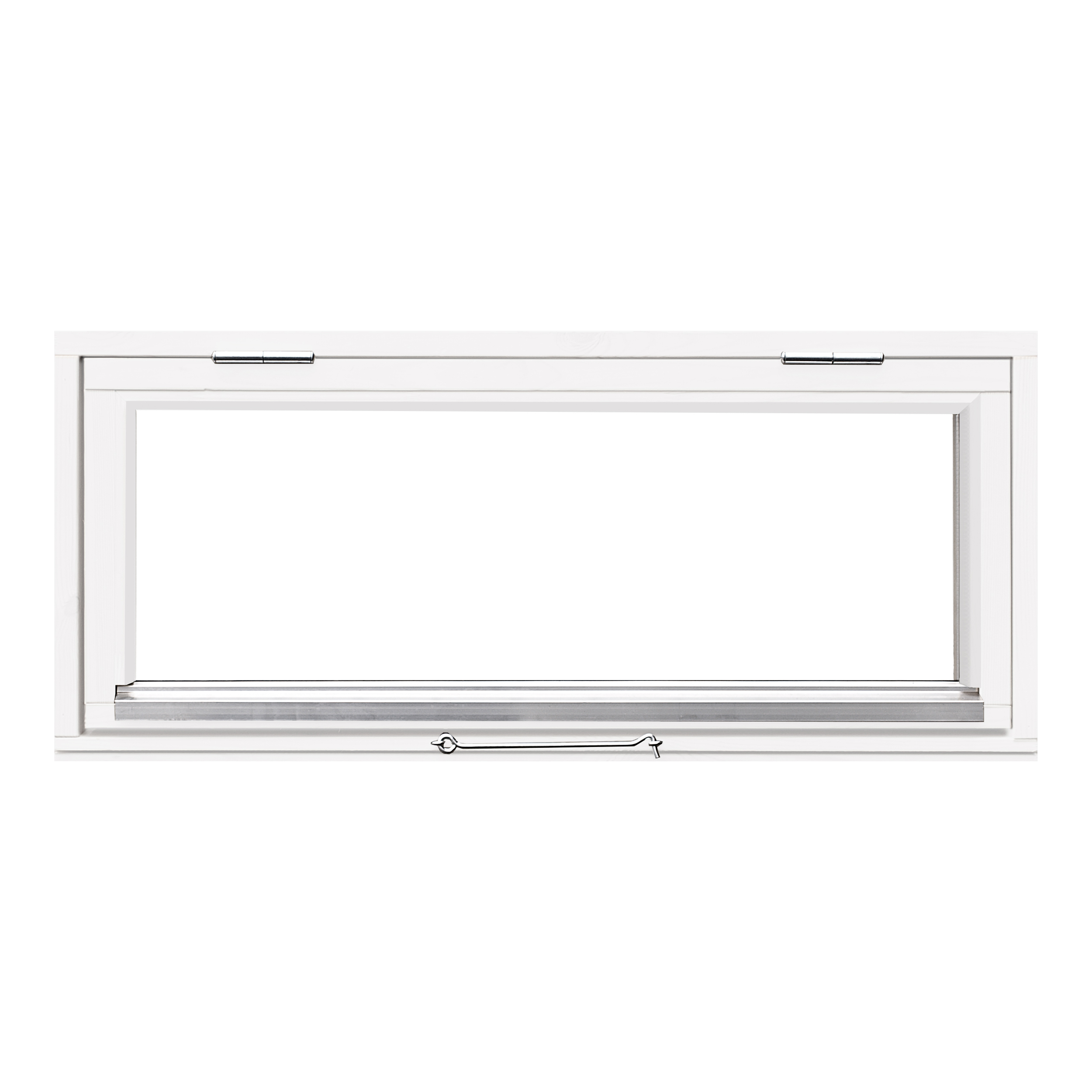 Fönster Landskap 90x40 cm Öppningsbart Vitmålat