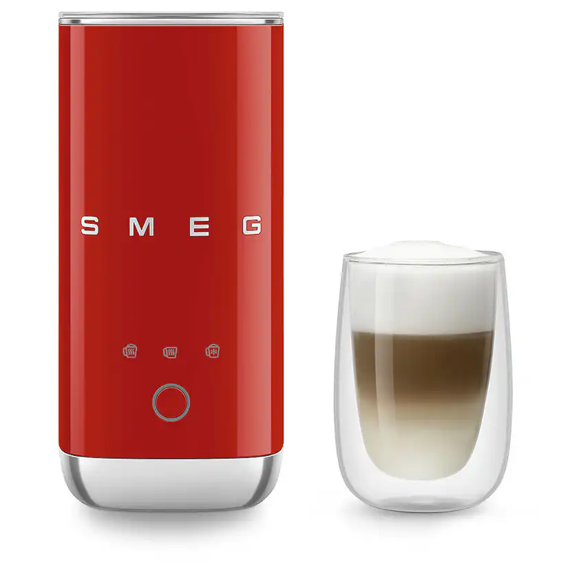 Mini Mjölkskummare Smeg MFF02RDEU Röd