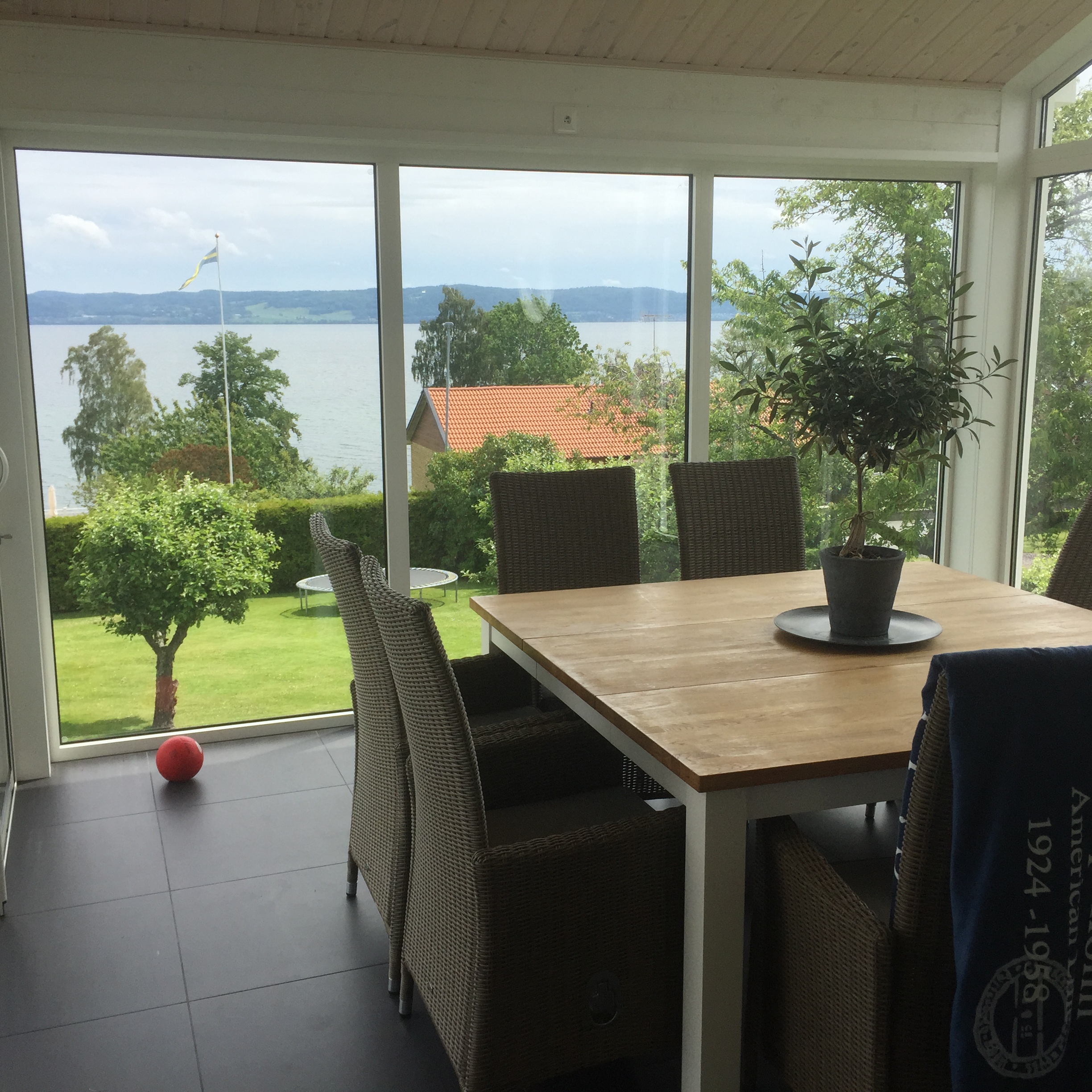 Fast Väggparti Landskap Robust Året runt 4-del