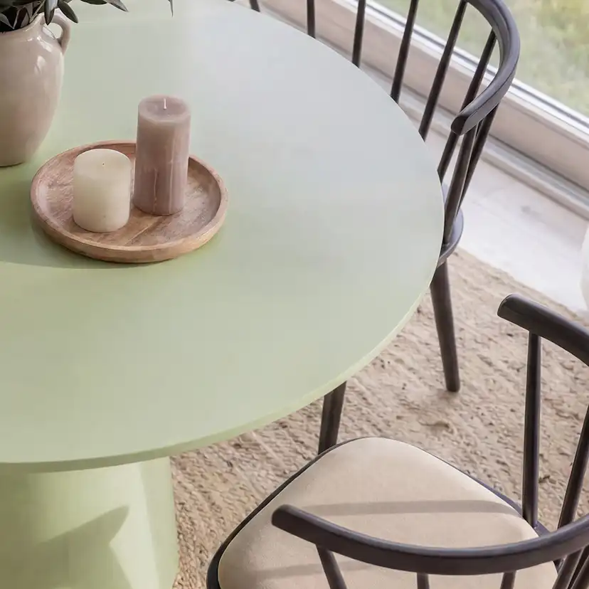 Matgrupp Venture Home Lanzo Ø120 cm med 4st Bobby Stolar