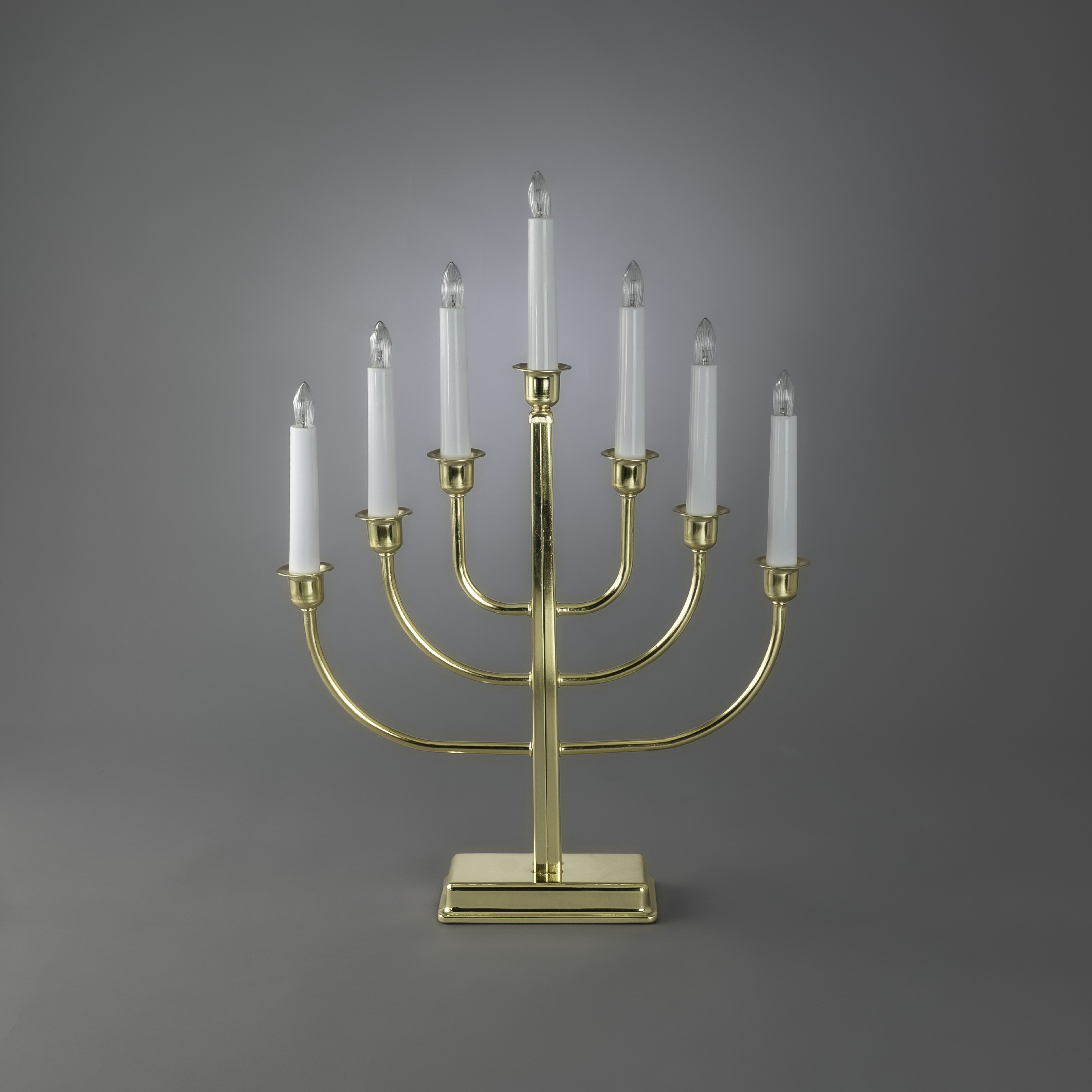 Adventsljusstake Gnosjö Konstsmide Basic Metalljusstake 7 Ljus