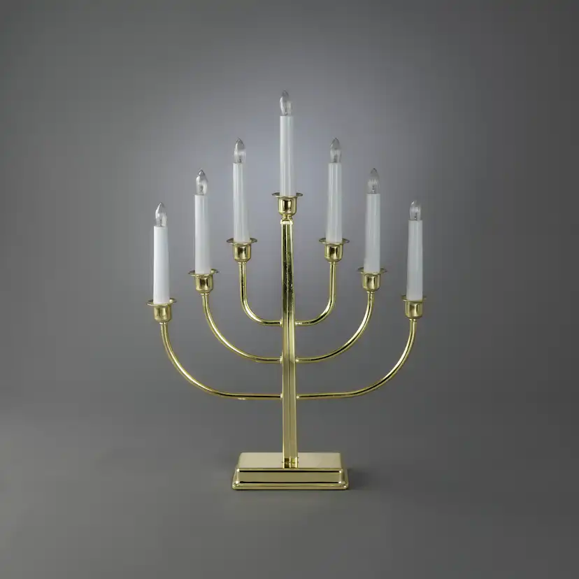 Adventsljusstake Gnosjö Konstsmide Basic Metalljusstake 7 Ljus