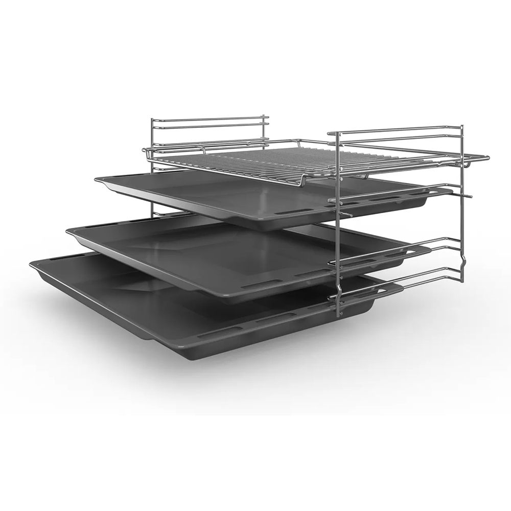 Induktionsspis Bosch Serie 6 HLS79W321U Vit med AutoPilot och Pyrolys