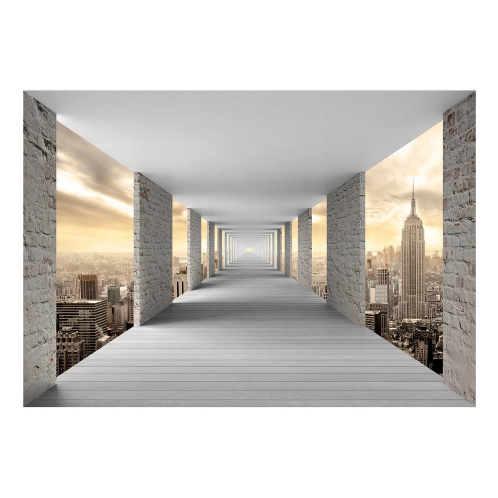 Fototapet Arkiio Självhäftande Skyward Corridor