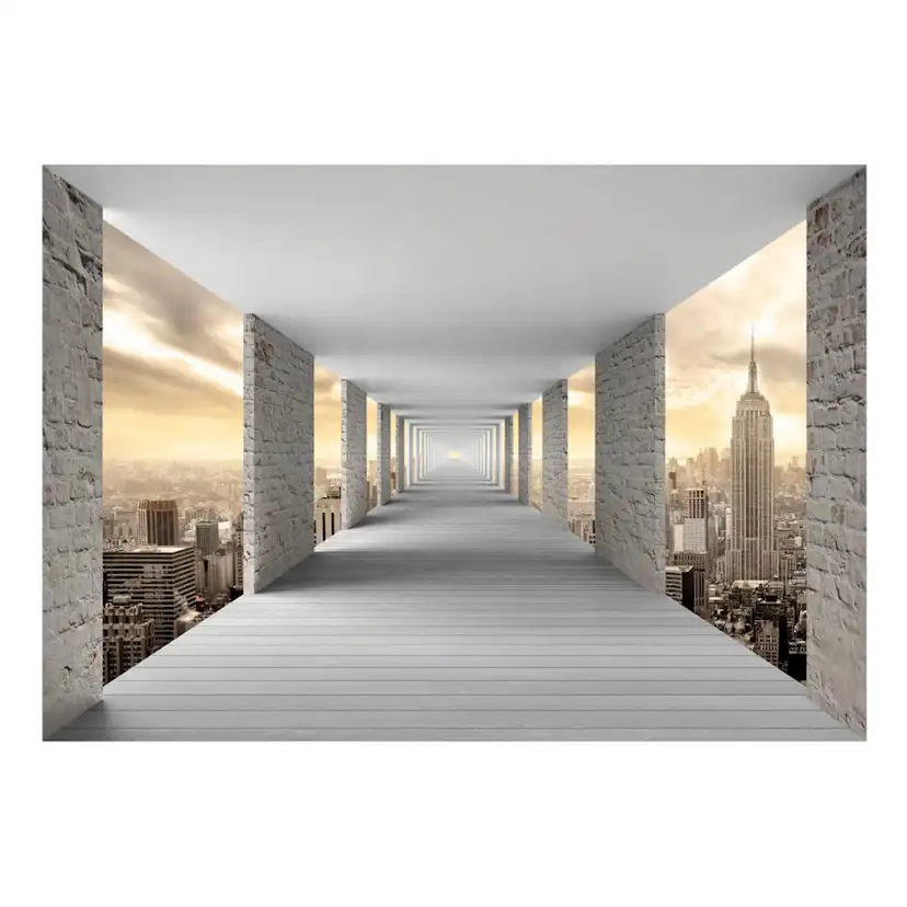 Fototapet Arkiio Självhäftande Skyward Corridor