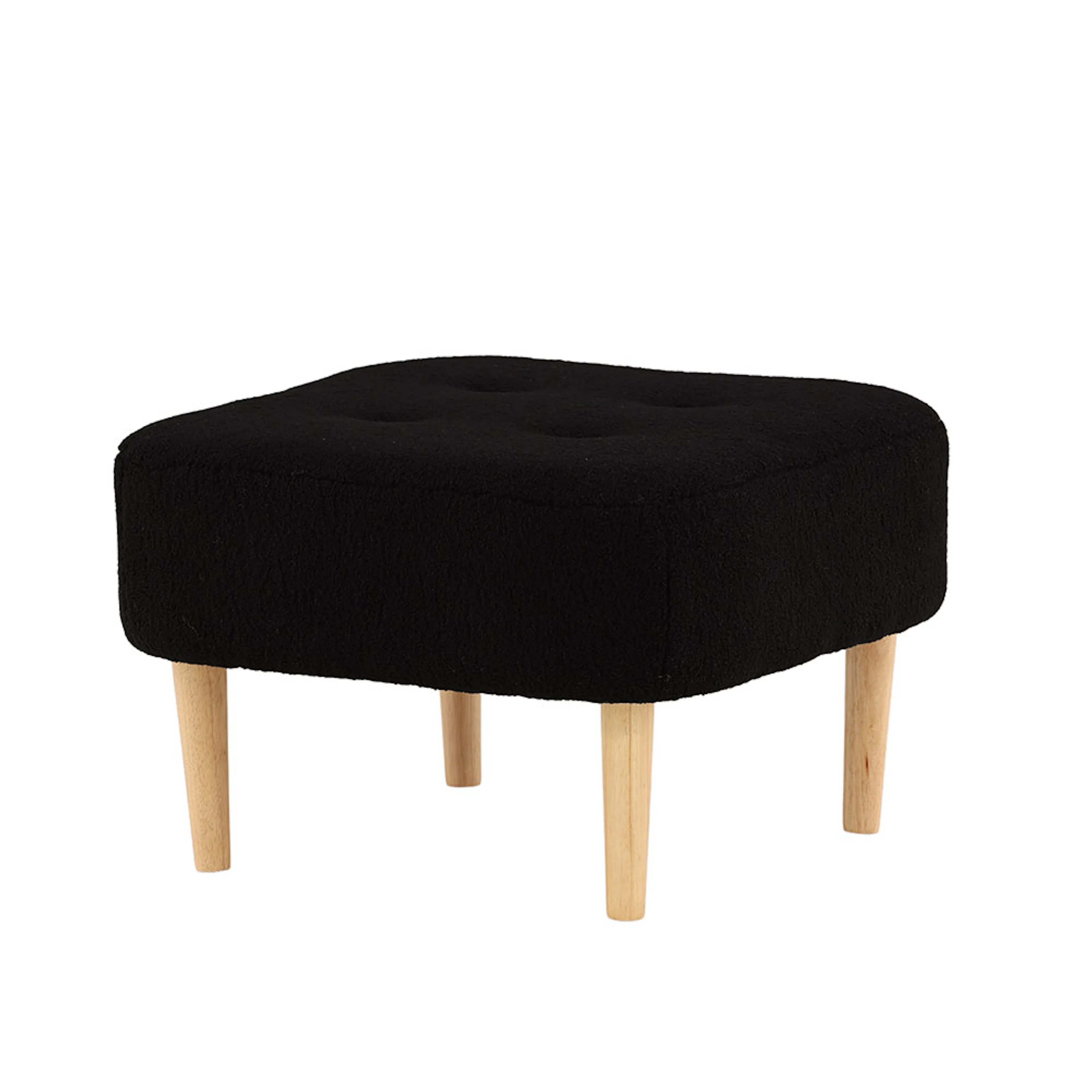 Salina Ottoman/Pouf - Oaklook / Black Fleece Svart