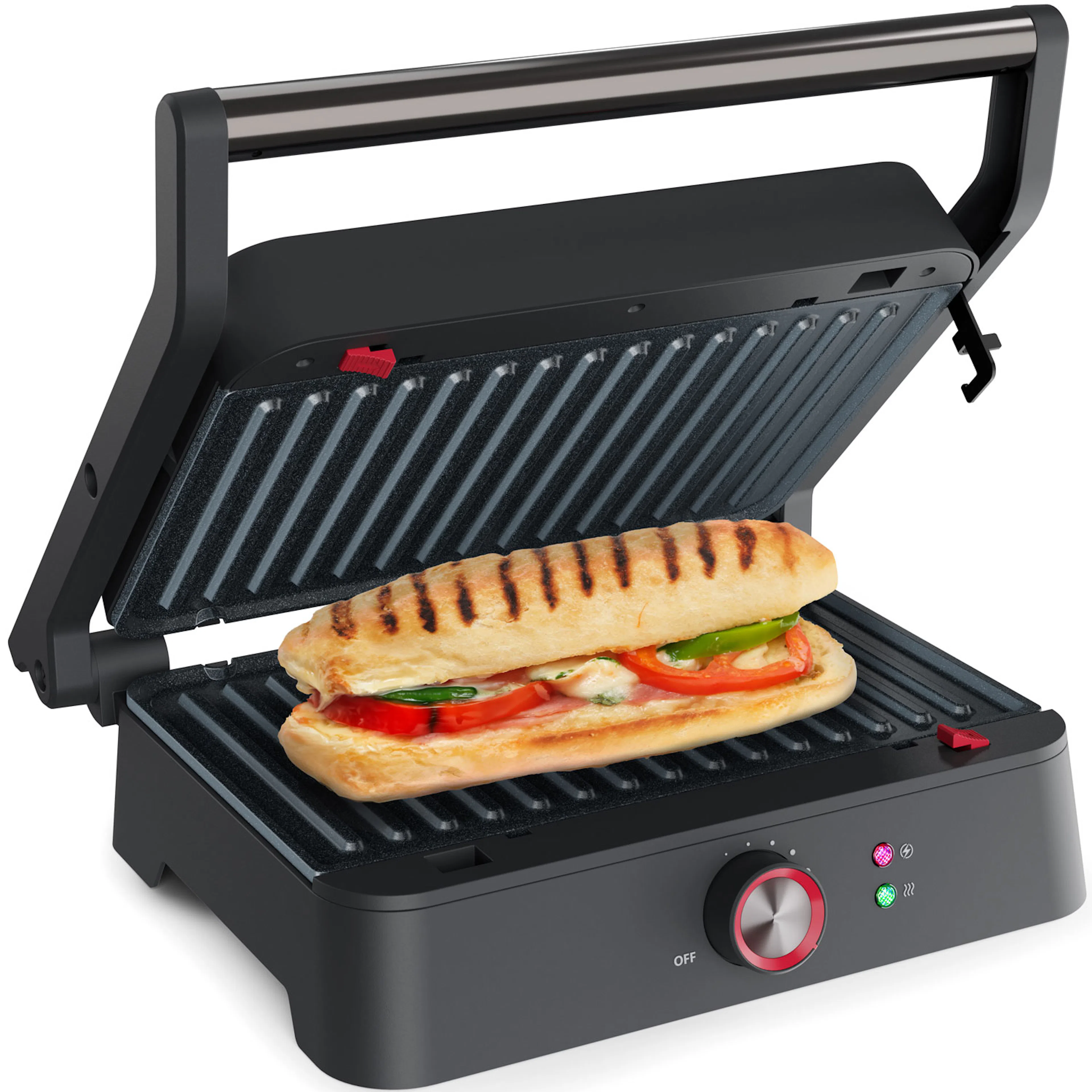 Kontaktgrill Princess Utfällbar 27,5X18cm