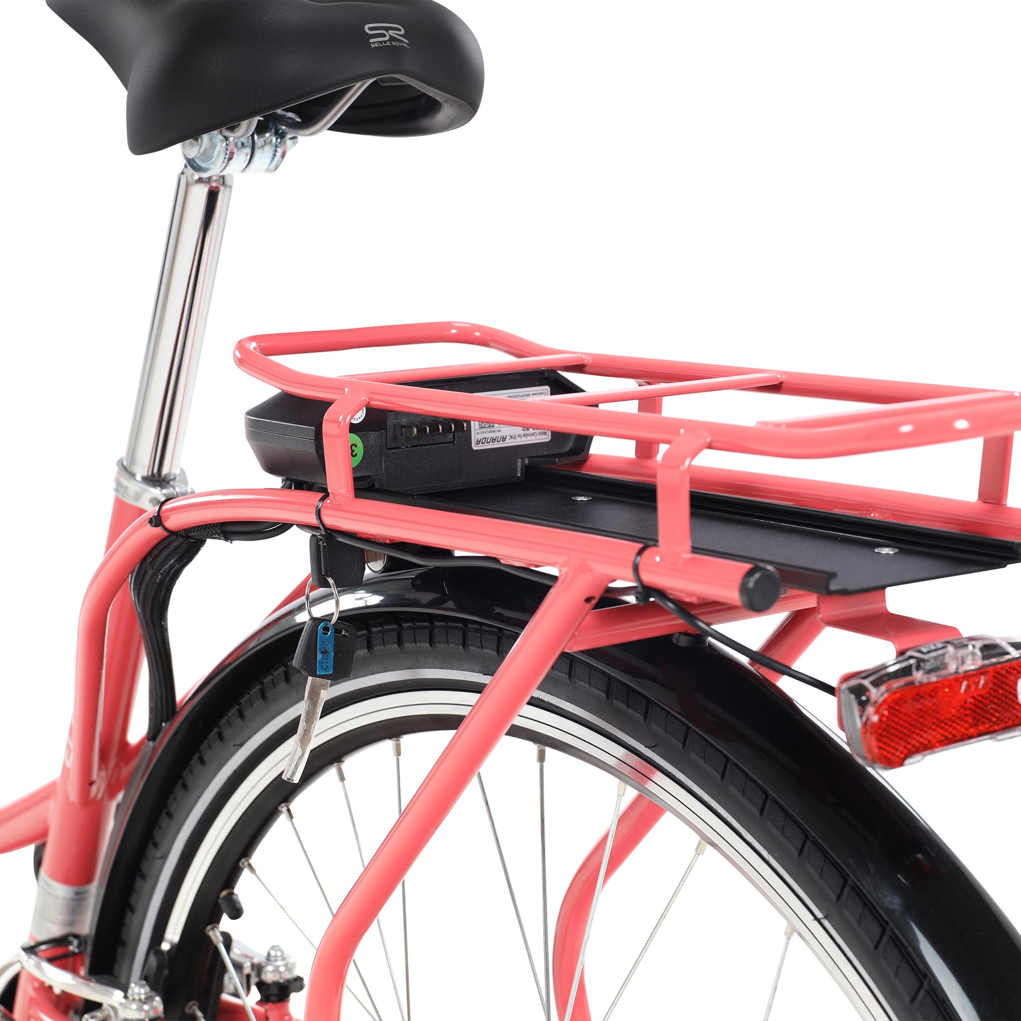 Elcykel Lyfco Dam 28" Elinor 13 Ah Rosa